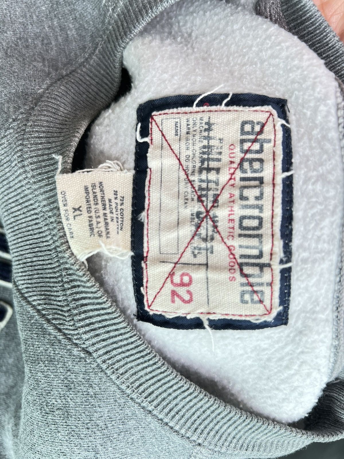 Abercrombie & Fitch Vintage 90s ABERCROMBIE Big Logo Crewneck Sweatshirt Size XL Size US XL / EU 56 / 4 - 11 Thumbnail