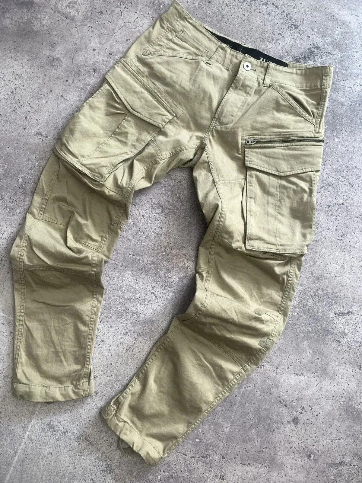 G-Star Archival Avant-Garde Brown Casual Pants Size US 31 - 4 Thumbnail