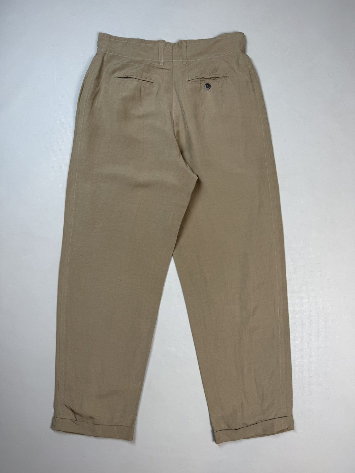 Jil Sander Jil Sander VTG Linen / Silk High Rise Dress Pants Trousers Size 28" / US 6 / IT 42 - 18 Thumbnail