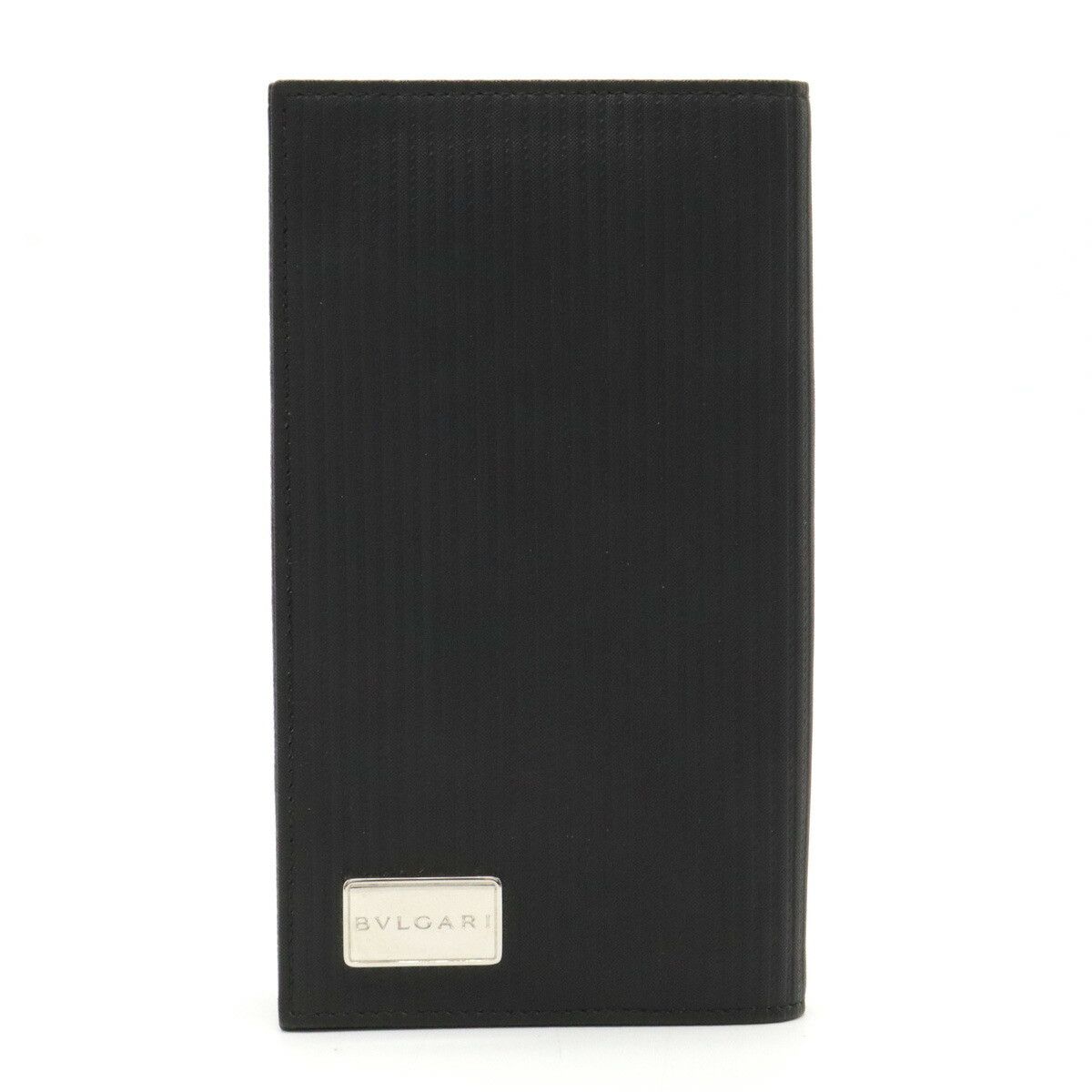 Bvlgari Bvlgari Bvlgari Black Leather Bifold Wallet Others Long Wallet 25550 in Very Good Condition Size ONE SIZE - 1 Thumbnail