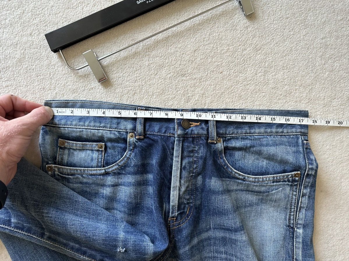 Saint Laurent Paris SS21 $890 Saint Laurent selvedge blue denim jeans 32 Size US 32 / EU 48 - 5 Thumbnail