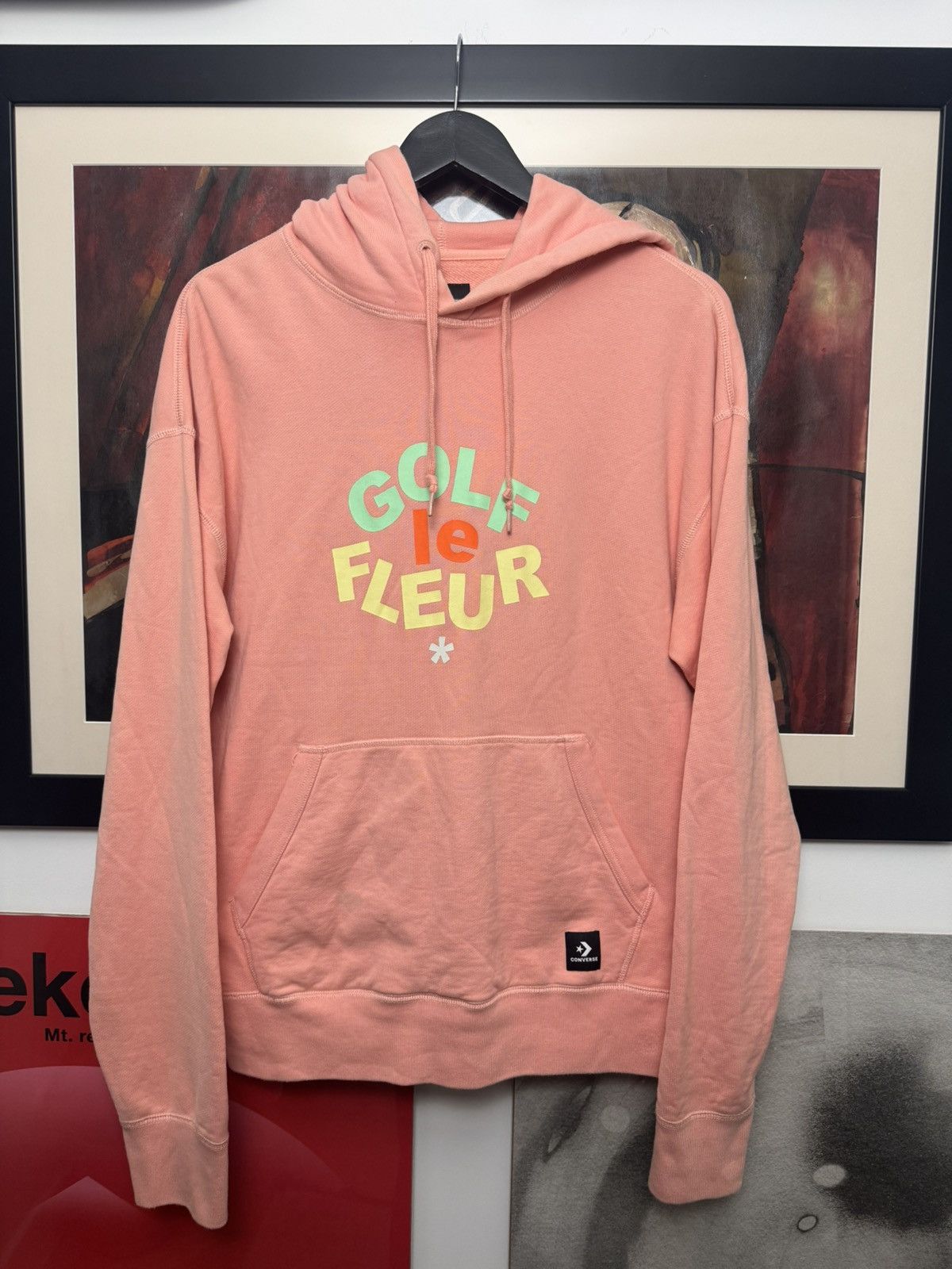 Converse Converse X Golf le Fleur Hoodie Tyler The Creator Peach Rare Size US S / EU 44-46 / 1 - 1 Thumbnail