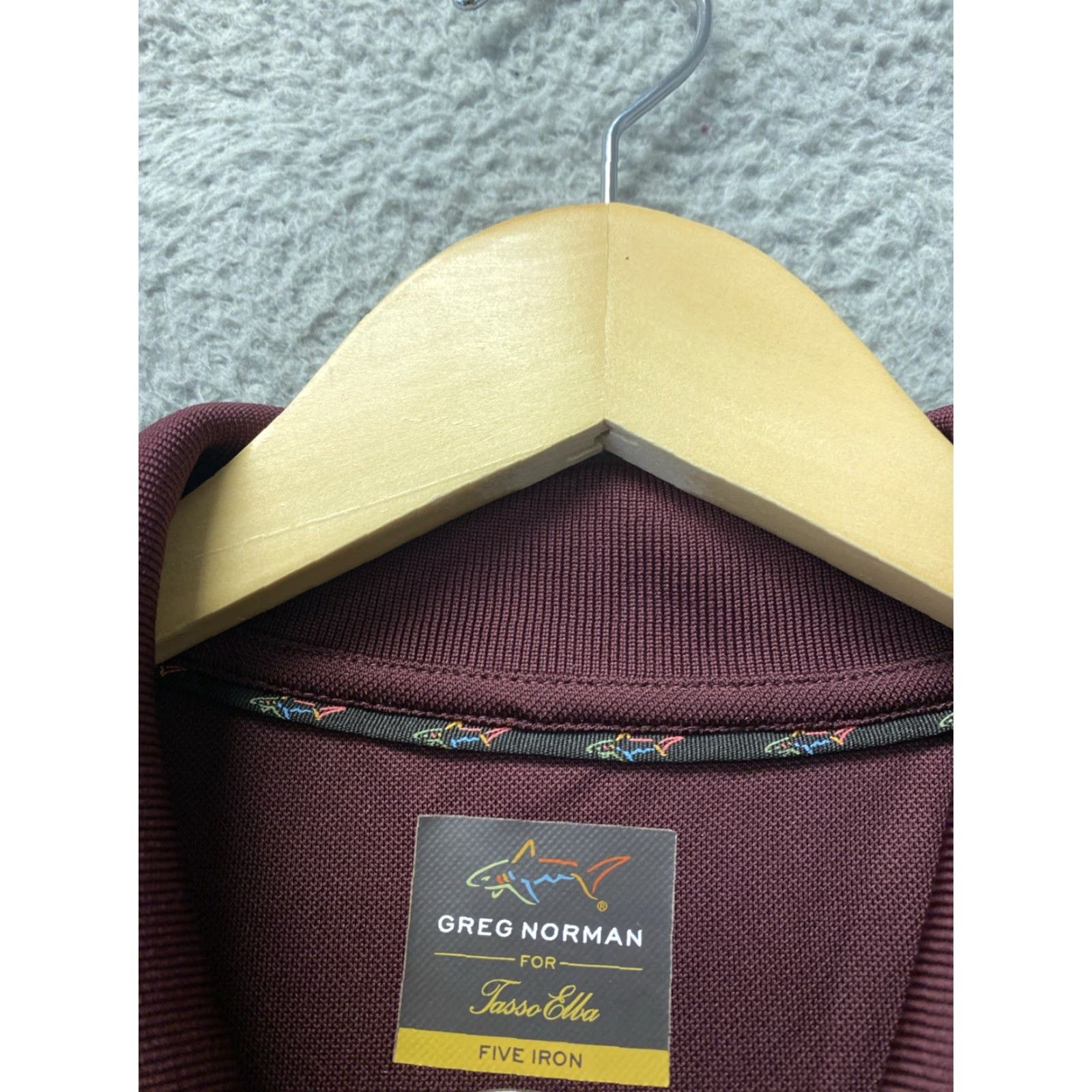 Vintage Greg Norman Play Dry Polo Mens Large Maroon NWOT Size US L / EU 52-54 / 3 - 4 Thumbnail