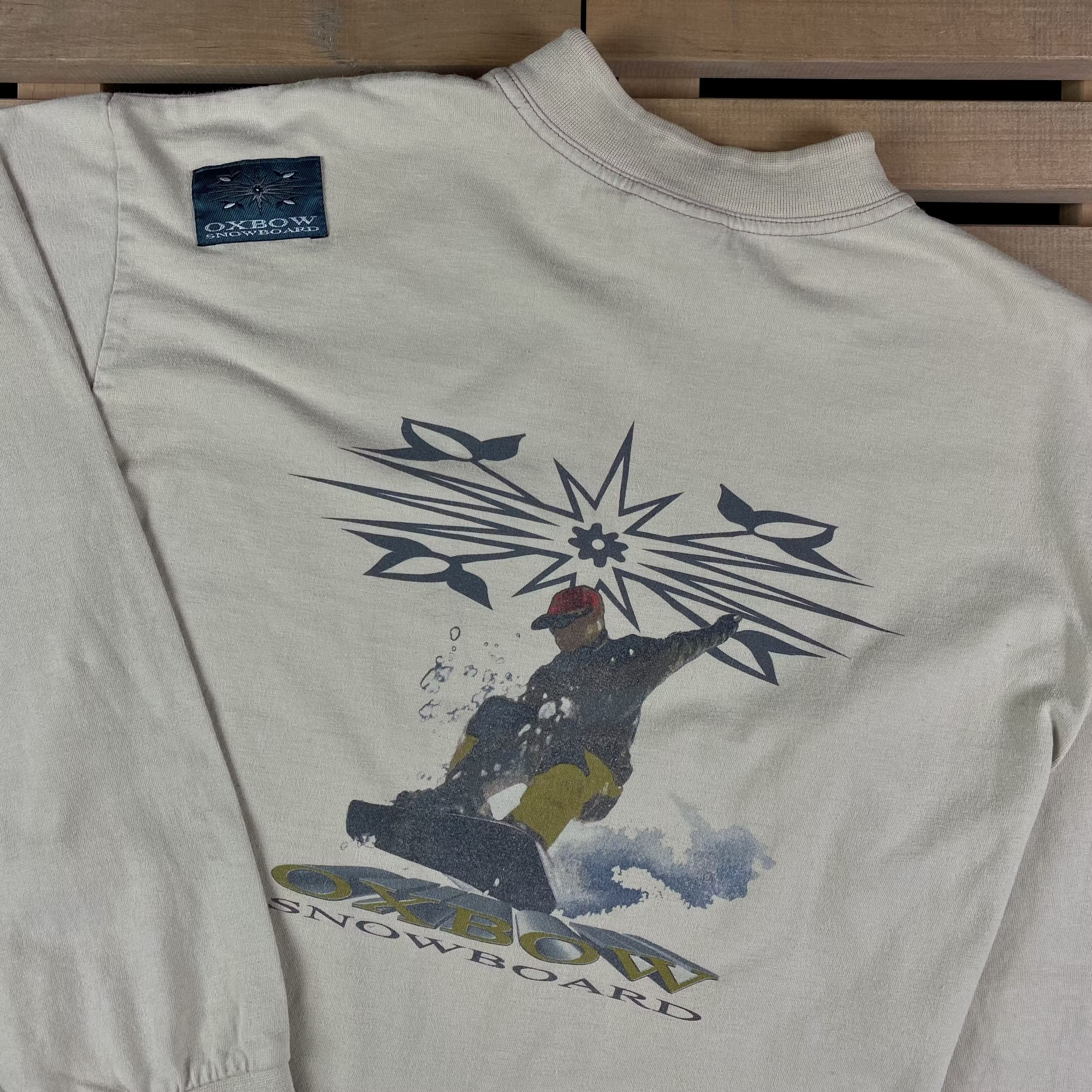 Vintage Mens Vintage Long Sleeve Sweatshirt OXBOW Snowboard Size M Size US M / EU 48-50 / 2 - 10 Thumbnail