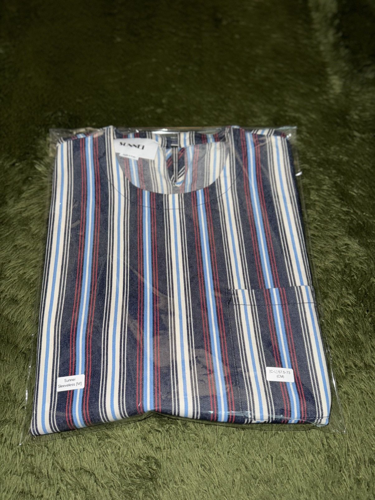 Sunnei [M] SUNNEI Striped Sleeveless Top Made in Italy Size US M / EU 48-50 / 2 - 12 Thumbnail