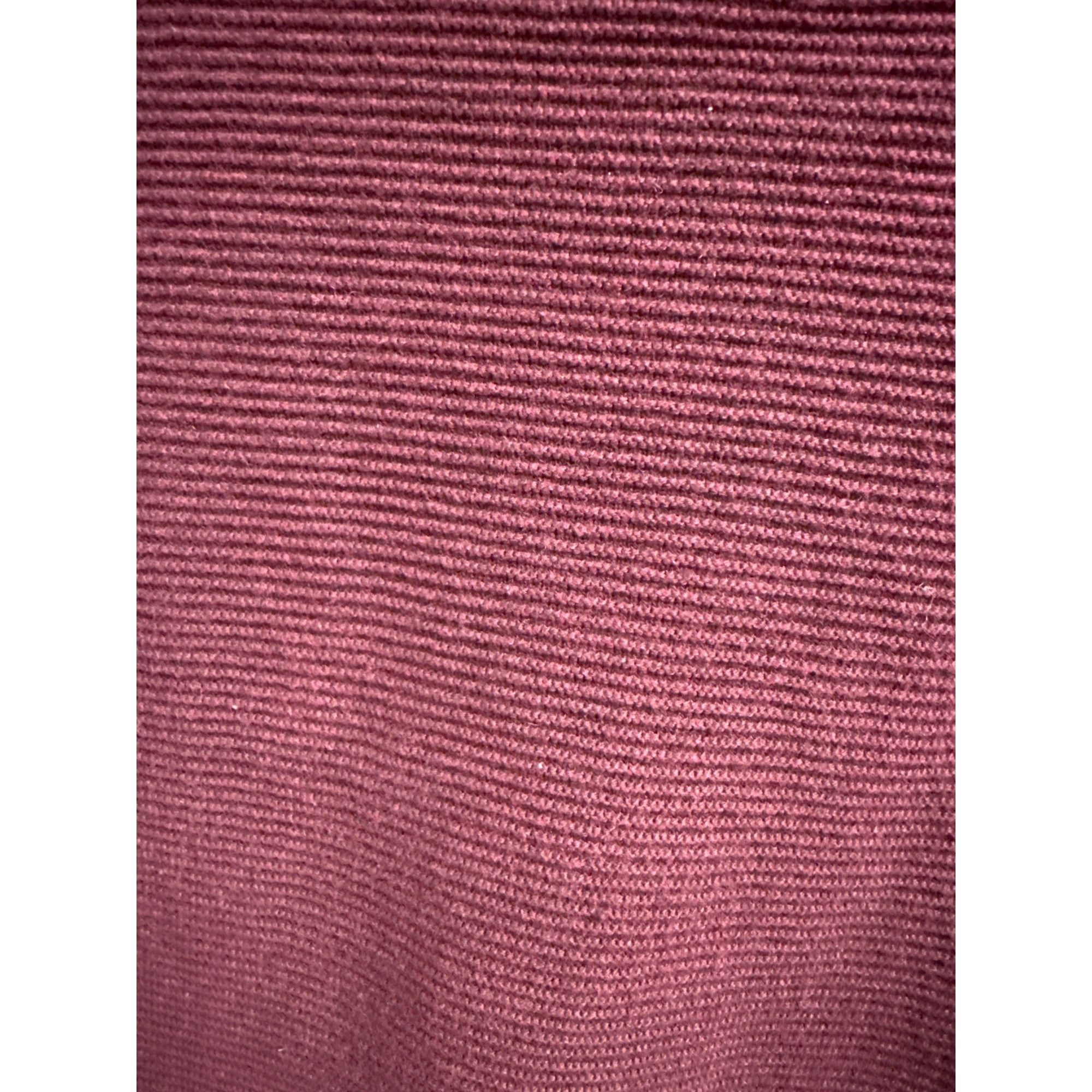 Other Hilary Radley Burgundy Layered Knit Sweater Size M / US 6-8 / IT 42-44 - 2 Thumbnail
