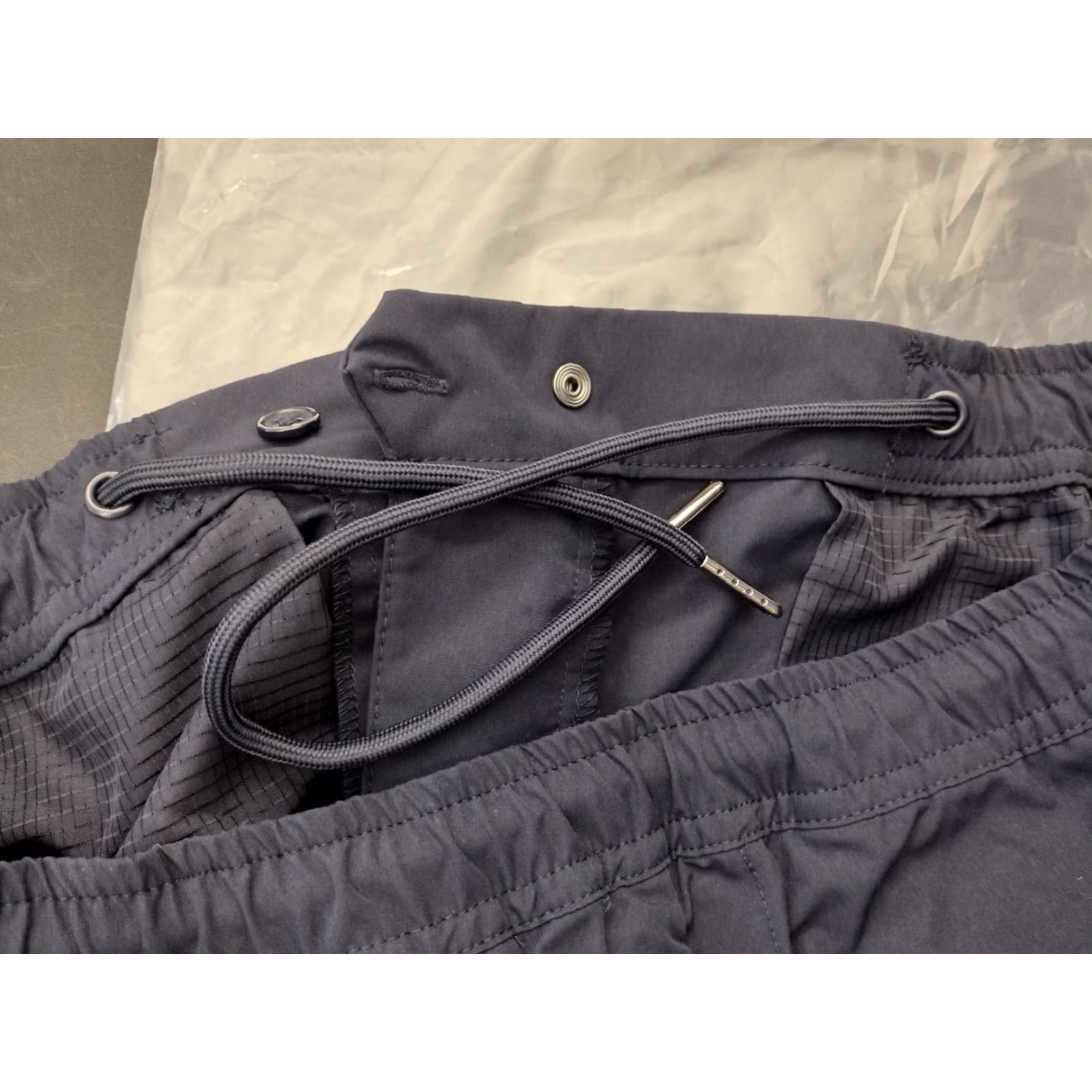 Vintage Stylus Ladarius Campbell Elastic Waist M Shorts Men Stretch Black Size US 31 - 6 Thumbnail