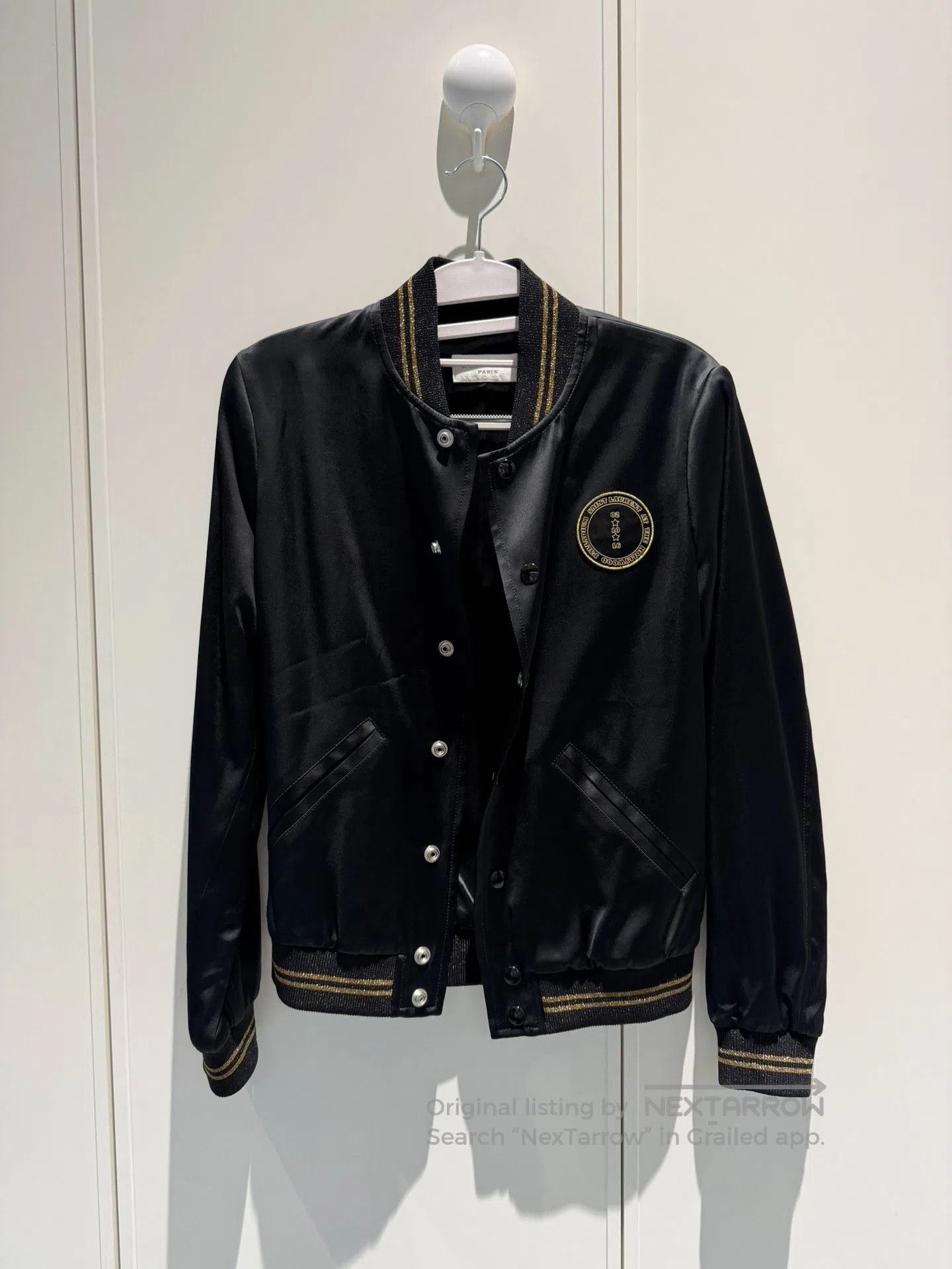 Saint Laurent Paris Saint Laurent 16FW Gold Star Bomber Jacket. Size XXS / US 00 / IT 34 - 1 Thumbnail