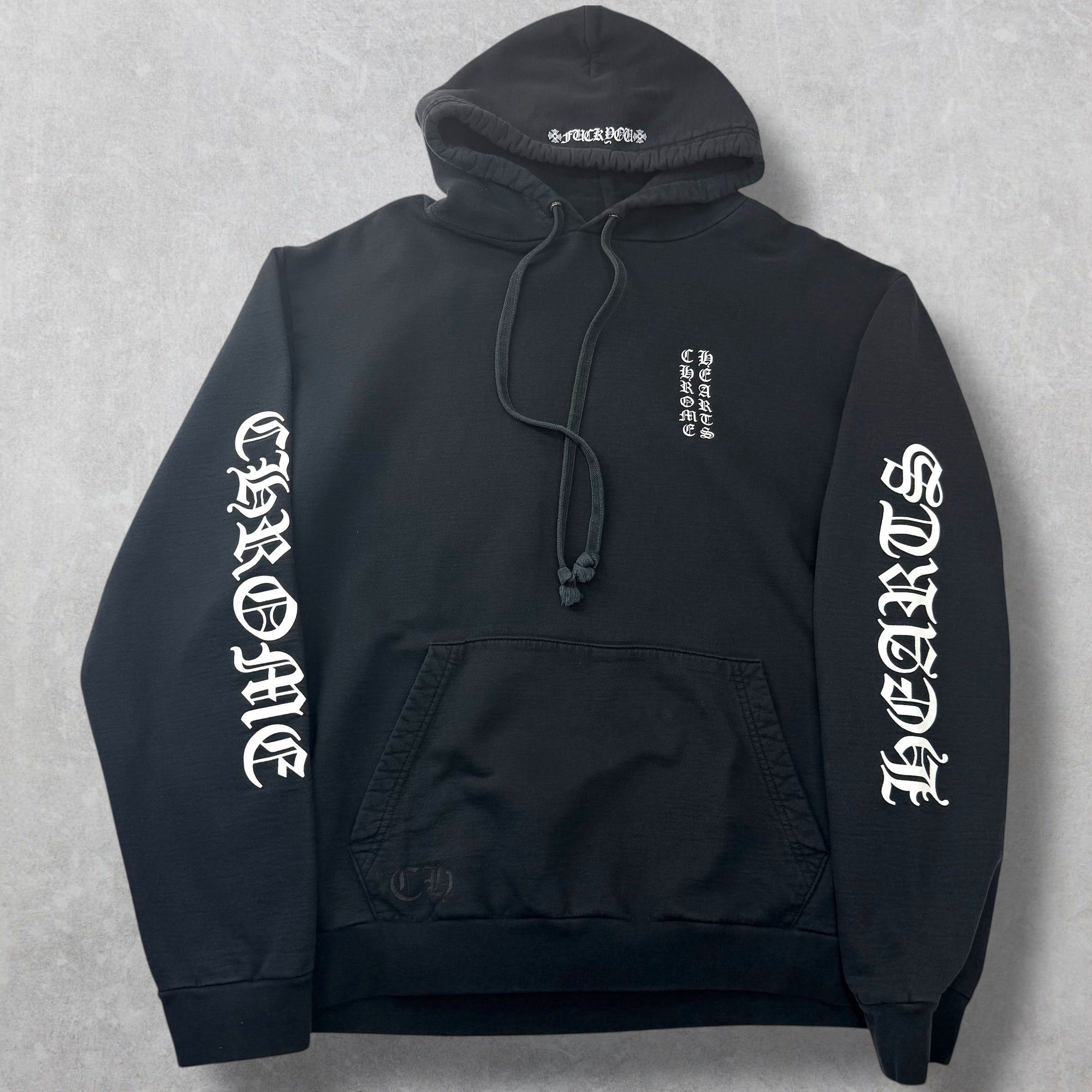 Chrome Hearts Chrome Hearts Vertical Logo F U Hoodie XL Size US XL / EU 56 / 4 - 1 Thumbnail