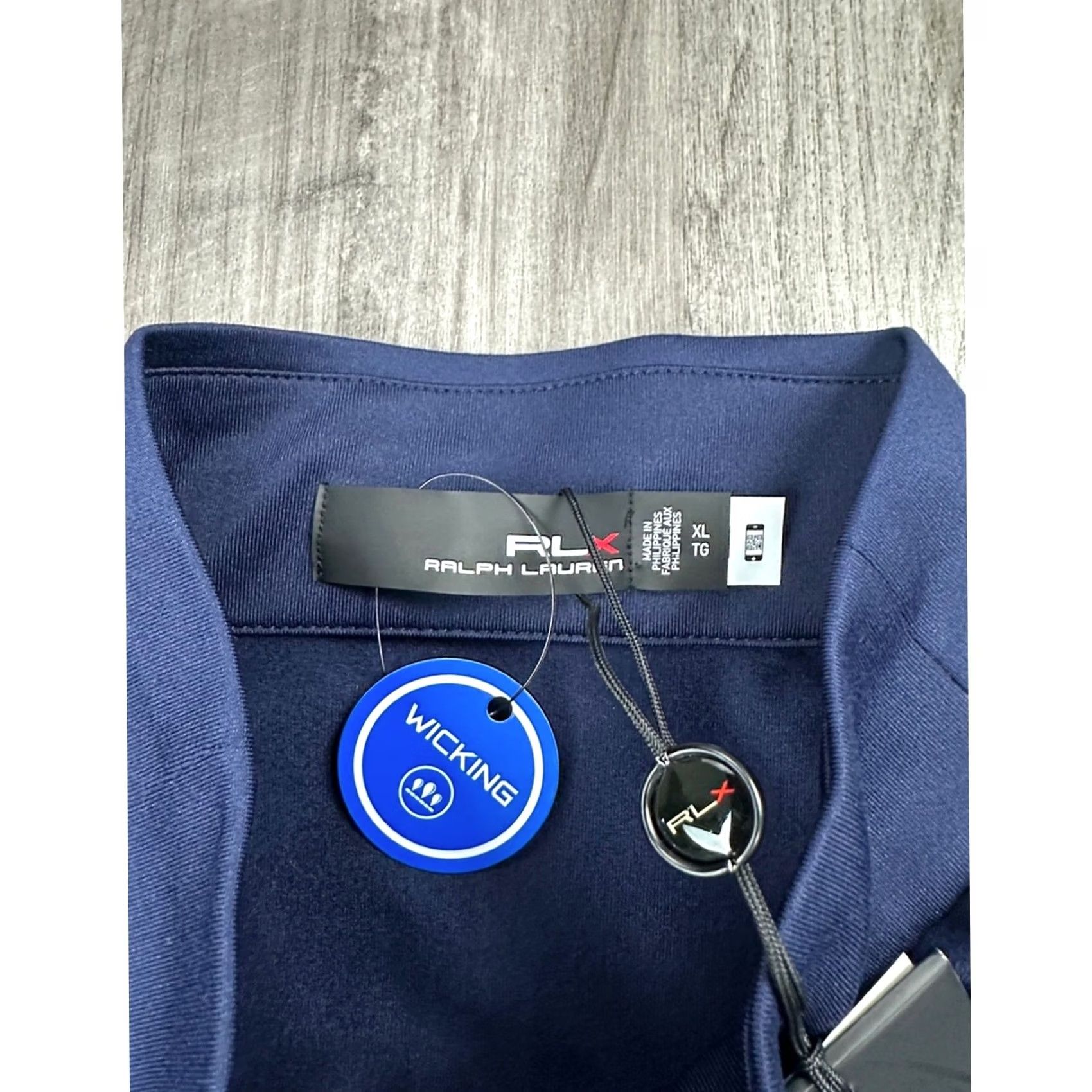 RLX Ralph Lauren RLX Ralph Lauren Luxury Performance Quarter Zip Tech Jersey Pullover XL Mens Navy Blue Sweatshirt Pullover Size US XL / EU 56 / 4 - 6 Thumbnail