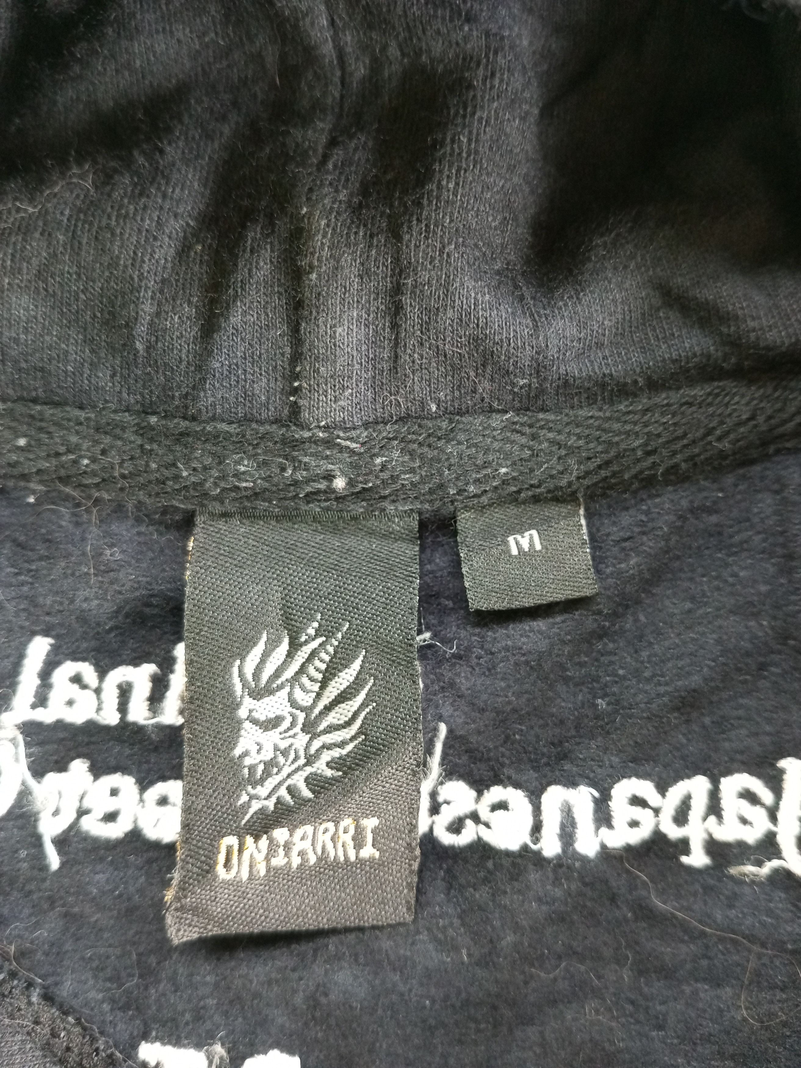 Japanese Brand Oniarai BLACK SOUL Embroidery Poem Japanesebrand Hoodie Size US M / EU 48-50 / 2 - 10 Thumbnail