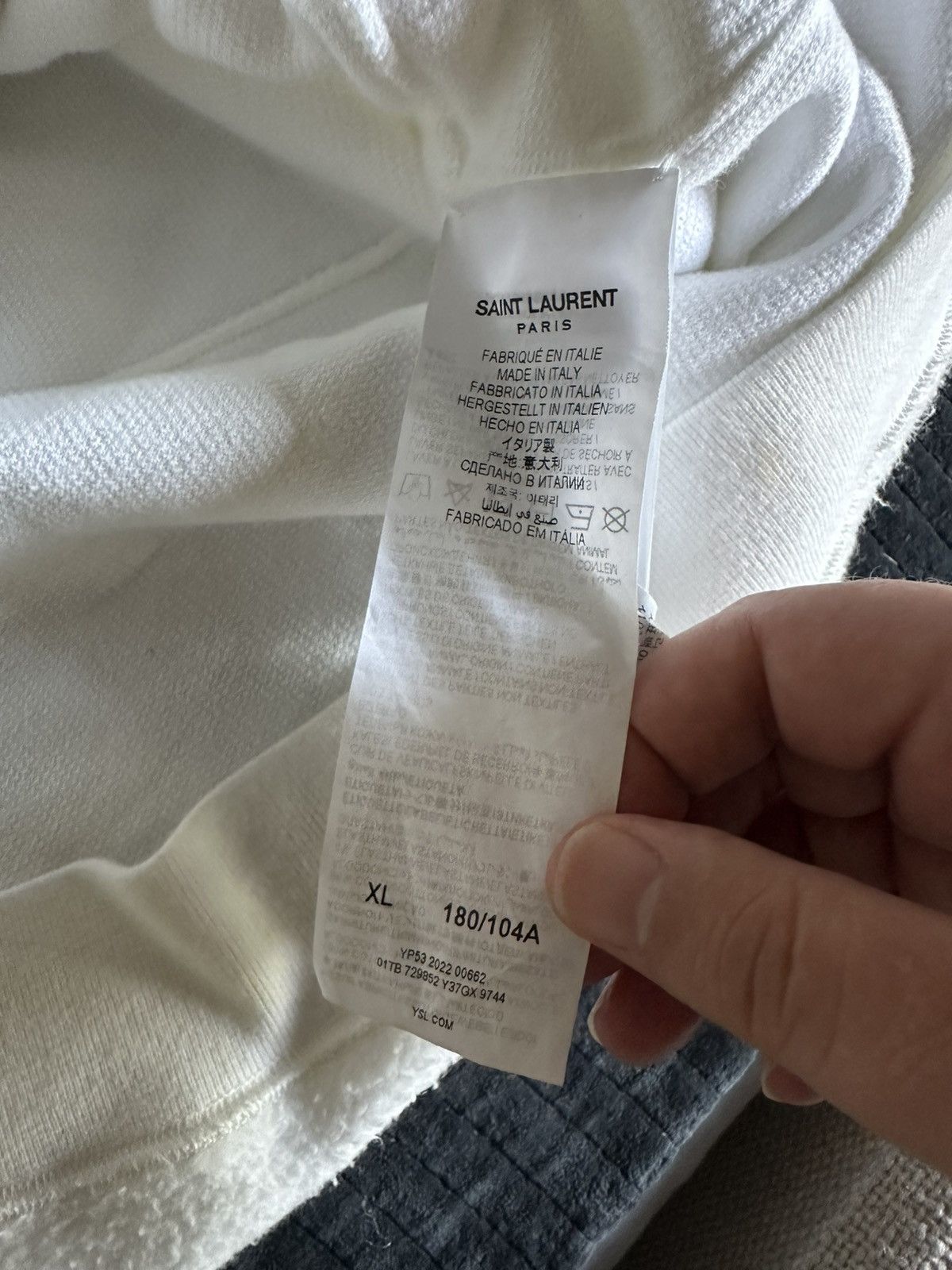 Saint Laurent Paris Saint Laurent hoodie Size US XL / EU 56 / 4 - 7 Thumbnail