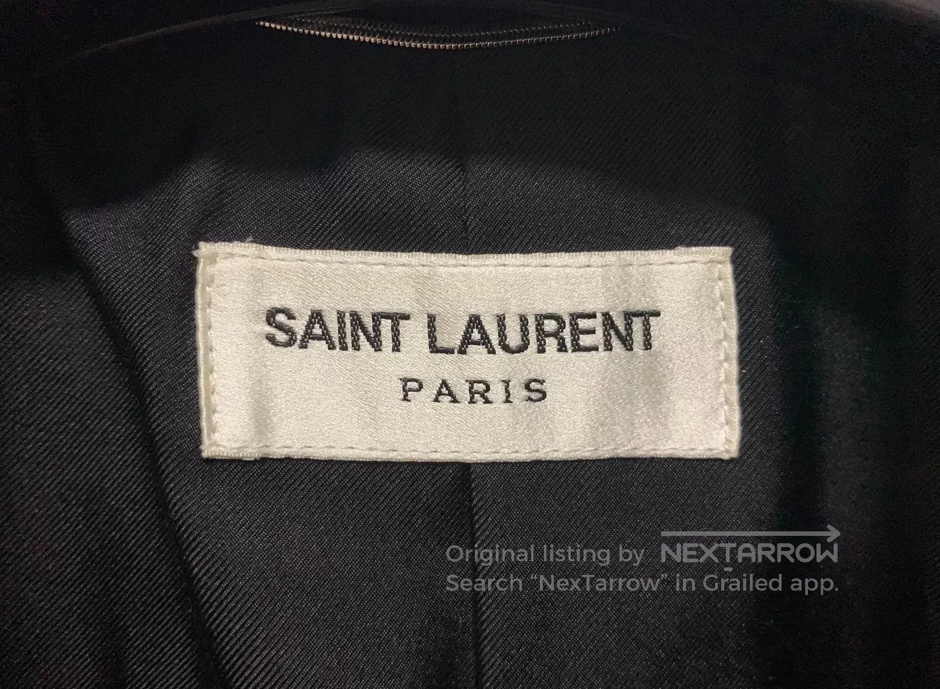 Saint Laurent Paris Saint Laurent Black Double-Breasted Blazer. Size US S / EU 44-46 / 1 - 3 Thumbnail
