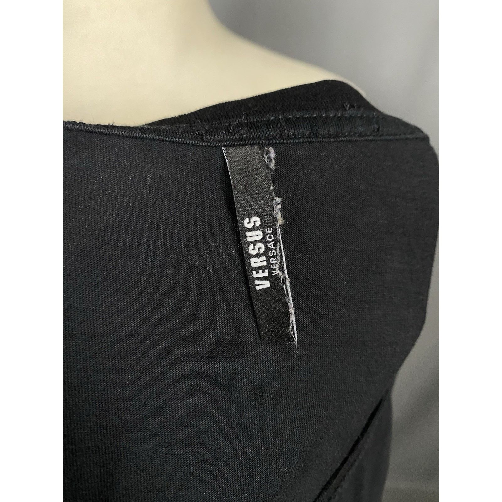 Versace Versus Versace Big Logo Men's Black T-Shirt Size 2XL Size US XXL / EU 58 / 5 - 9 Thumbnail