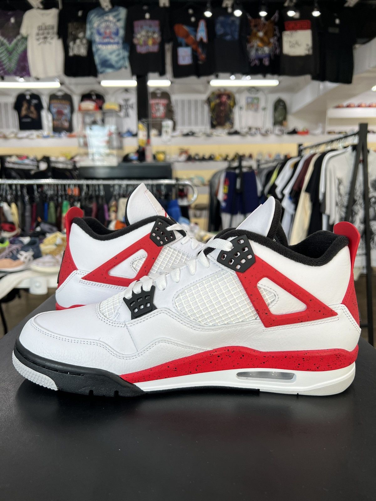 Jordan Brand Air Jordan 4 Red Cement Sz. 11 (2023) Size US 11 / EU 44 - 3 Thumbnail