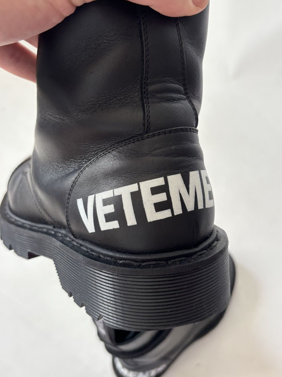 Vetements Vetements Combat Leather Boots Size US 8 / IT 38 - 7 Thumbnail
