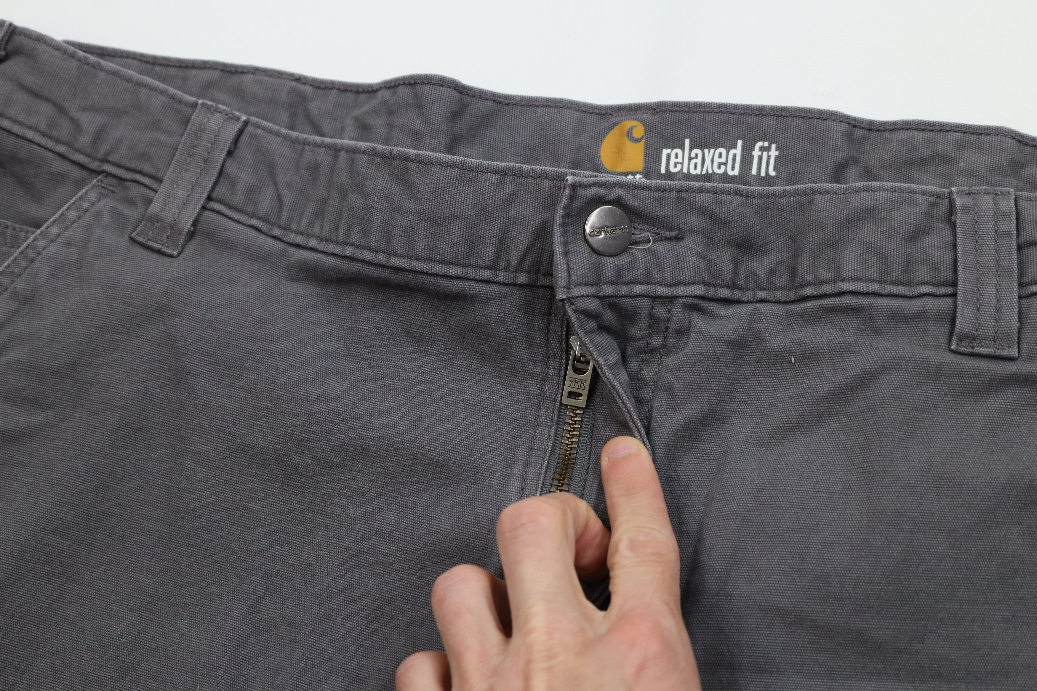 Carhartt Vintage Y2K Carhartt Relaxed Fit Stretch Canvas Shorts Gray Size US 42 / EU 58 - 5 Thumbnail