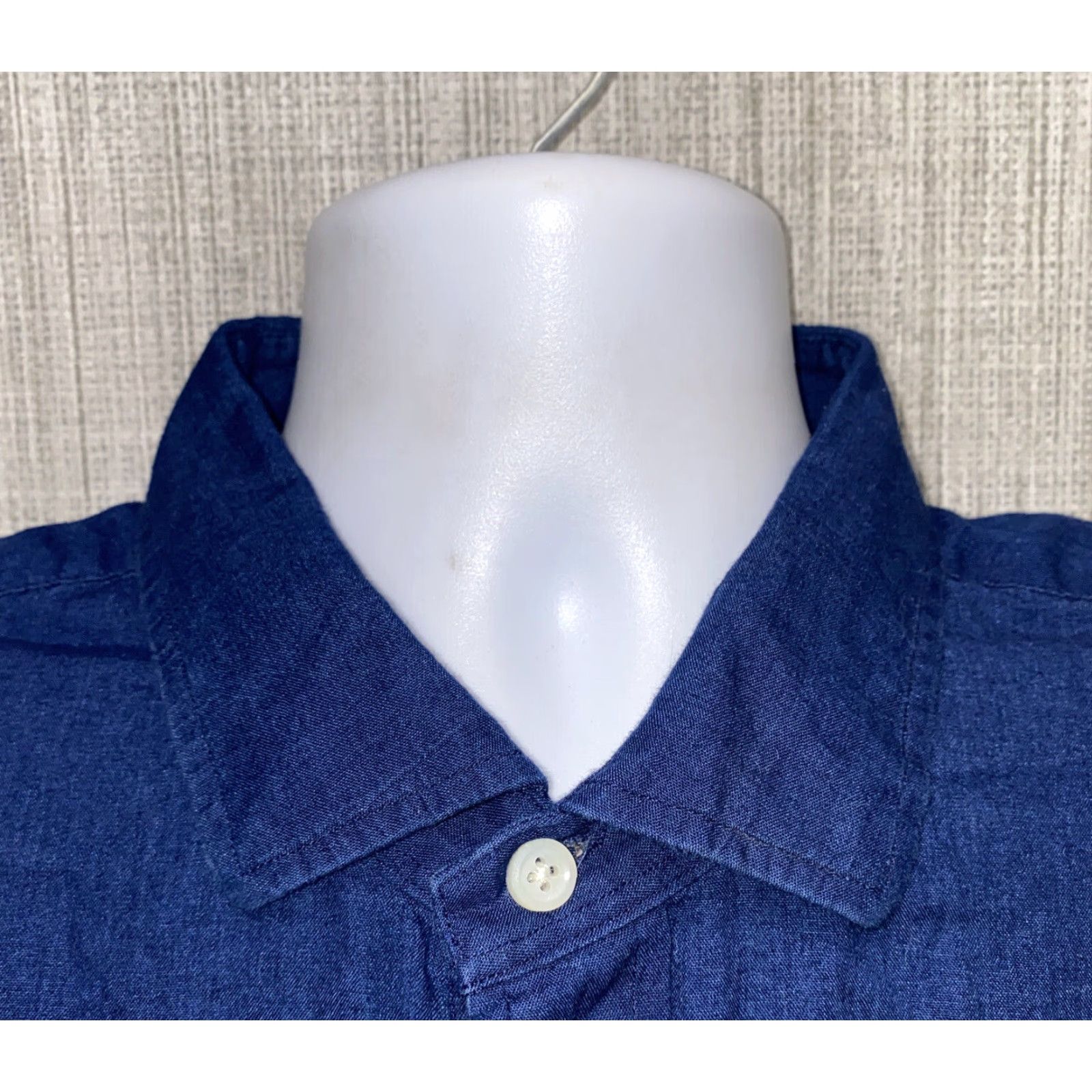 Polo Ralph Lauren Polo Ralph Lauren Men’s Long Sleeve Cotton Button-Down Shirt 2XL Blue Size US XXL / EU 58 / 5 - 3 Thumbnail