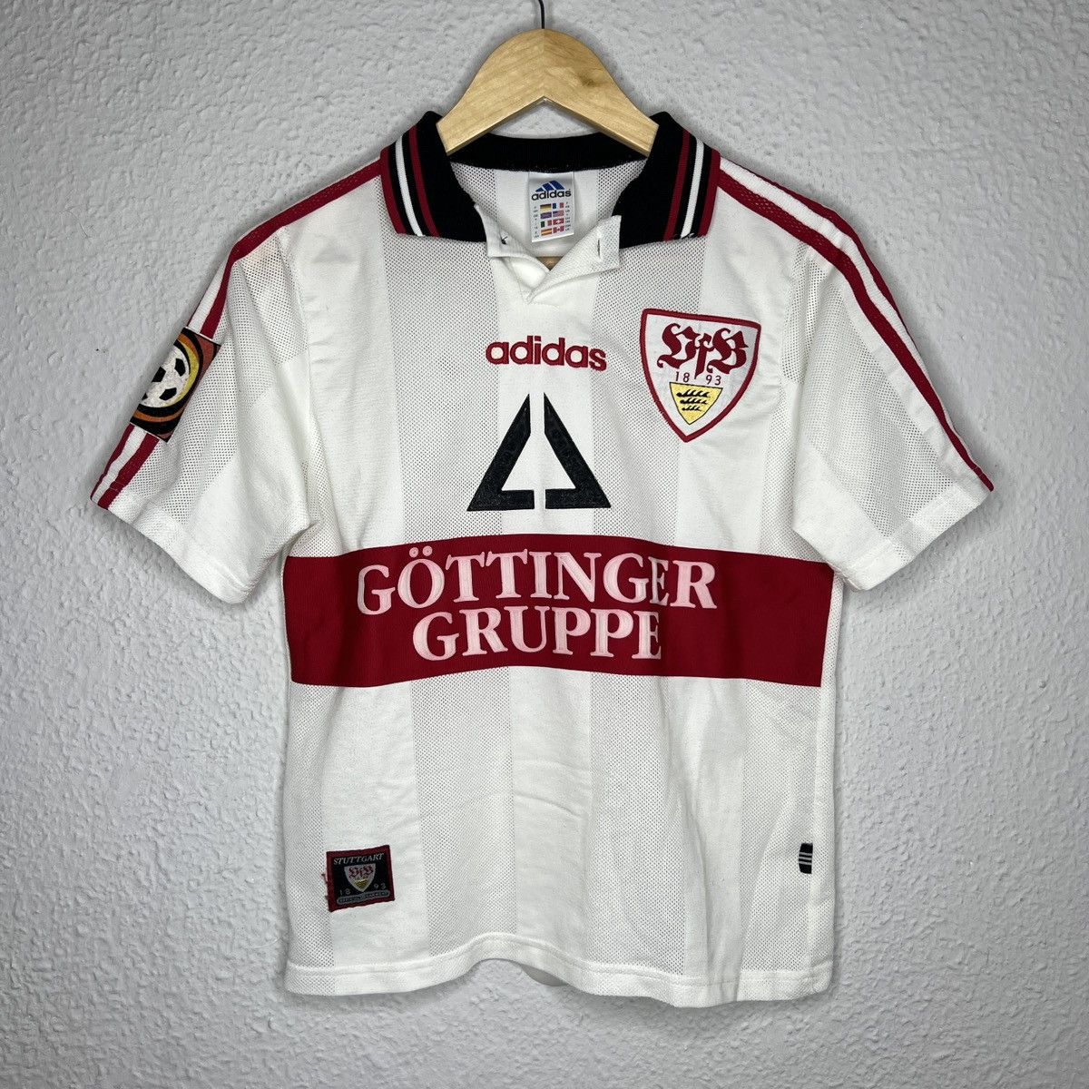 Adidas Vintage Adidas VFB Stuttgart Jersey Tshirt Tee 1997/1998 Size US XS / EU 42 / 0 - 1 Thumbnail