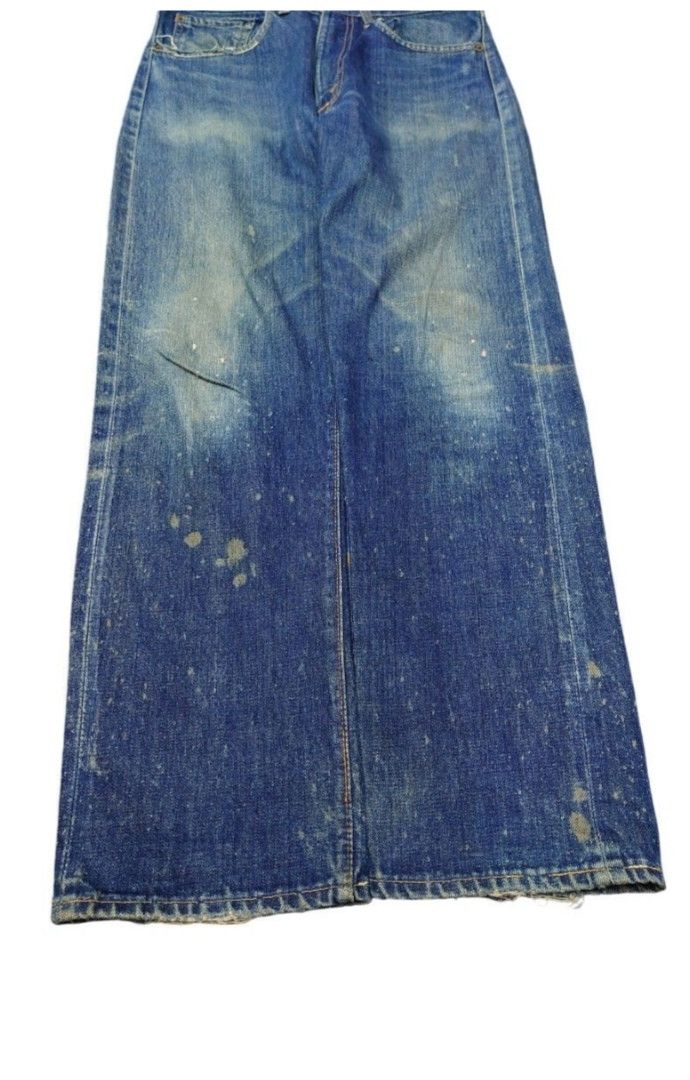 Levi's × Vintage 💥True Vtg 60/70's Levi’s top button No. 8 Distressed Rare🌟 Size US 32 / EU 48 - 3 Thumbnail