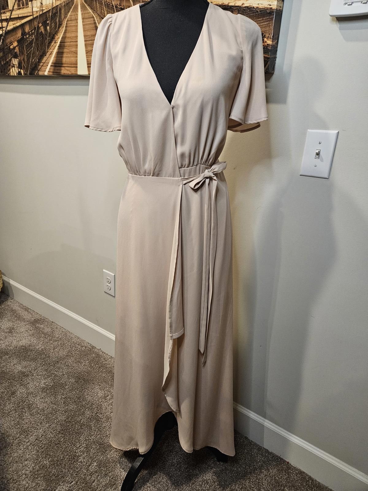 Designer Show Me Your Mumu XX-Small Wrap Dress - Elegant Blush Size XXS / US 00 / IT 34 - 1 Thumbnail