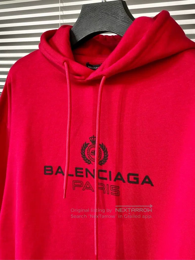 Balenciaga Balenciaga Hooded sweatshirt with crown lock and wheat, le Size US XS / EU 42 / 0 - 3 Thumbnail