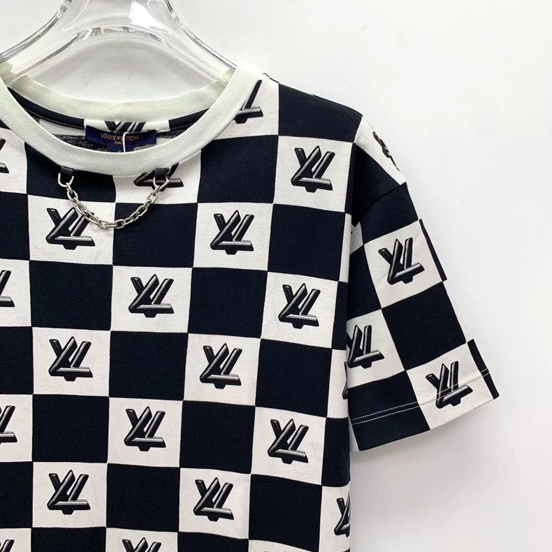 Louis Vuitton Louis Vuitton Color-block checkerboard monogrammed cotton Size US S / EU 44-46 / 1 - 3 Thumbnail