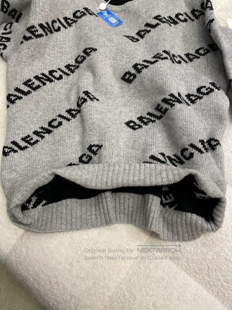 Balenciaga Balenciaga Gray danmu sweater size s Size US S / EU 44-46 / 1 - 6 Thumbnail