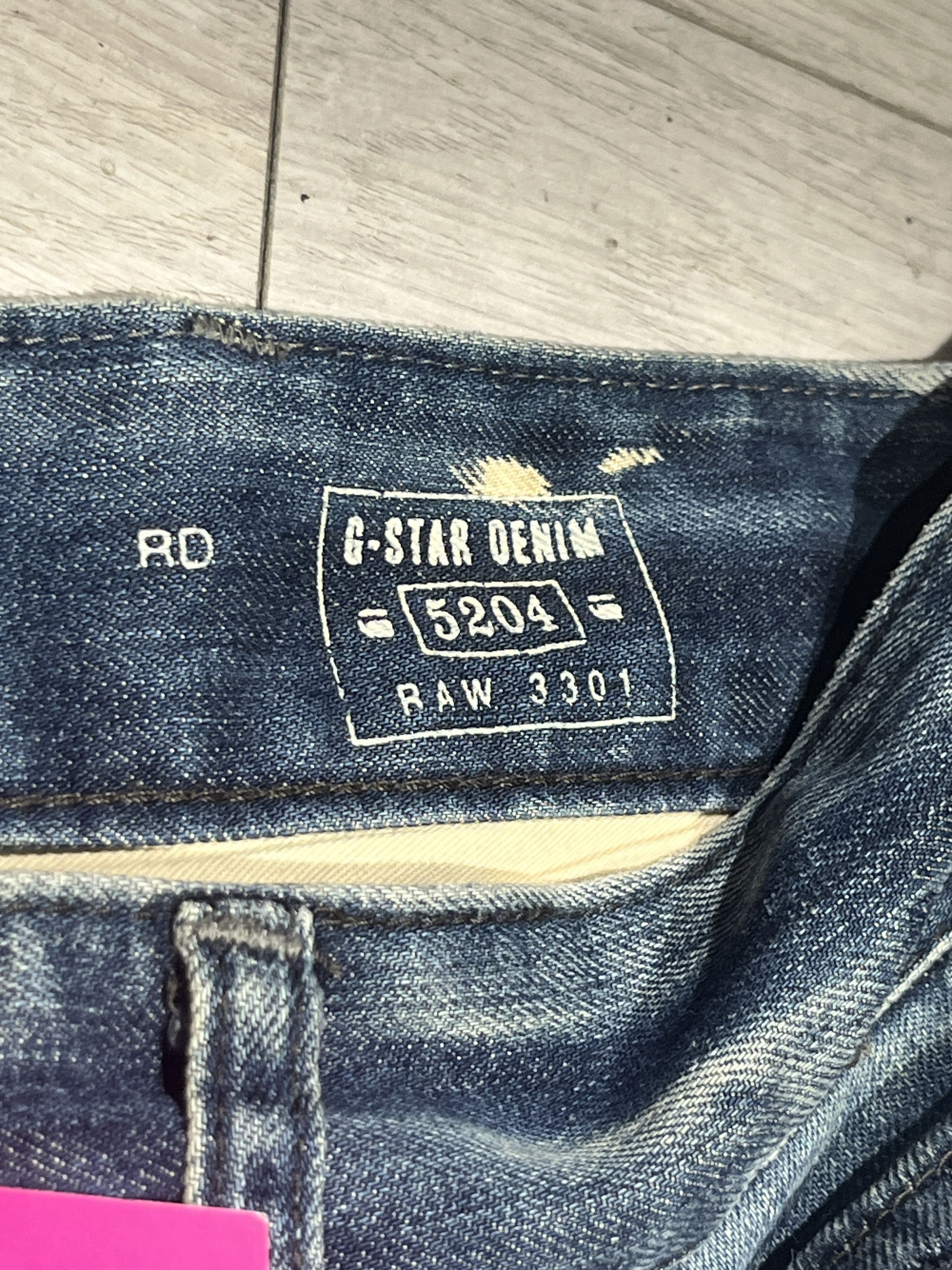 G-Star G-Star Denim 5204 Raw 3301 Size US 29 - 3 Thumbnail