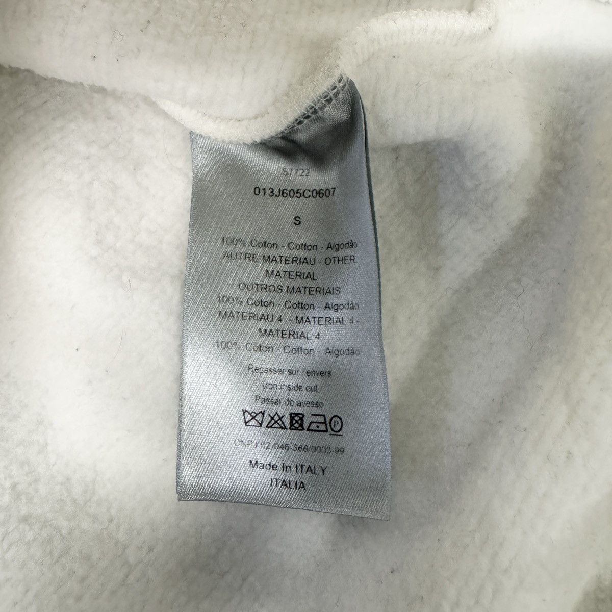 Dior Dior Oblique Jacquard Towelling Hoodie In White RRP £1300 Size US S / EU 44-46 / 1 - 7 Thumbnail