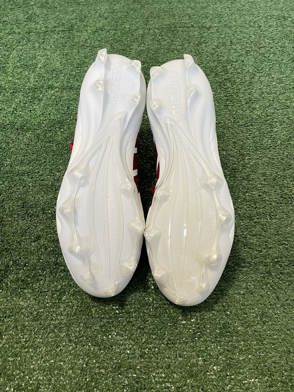 Adidas ADIDAS SM ADIZERO IMPACT+ FOOTBALL CLEATS WHITE RED IH0569 Size US 12 / EU 45 - 6 Thumbnail