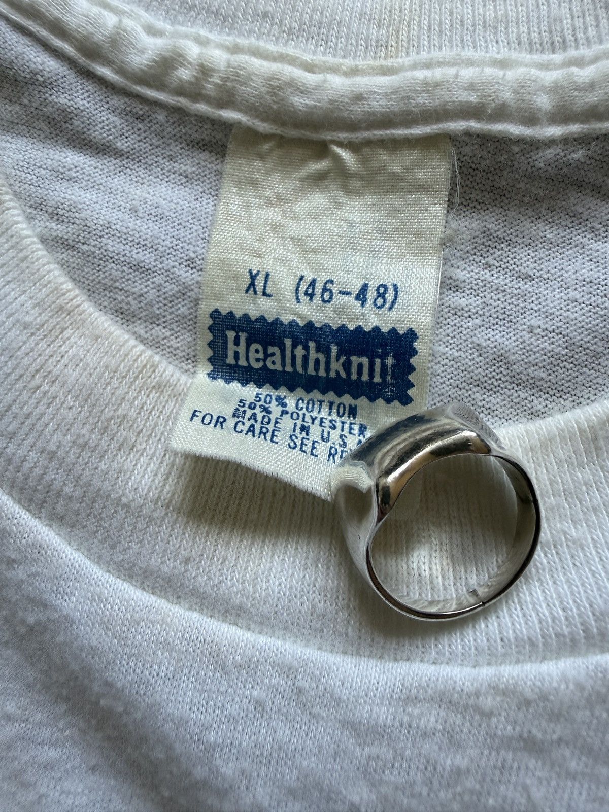 Vintage Vintage 80s Same Bullshit Different Day Statement Tee Size US M / EU 48-50 / 2 - 7 Thumbnail