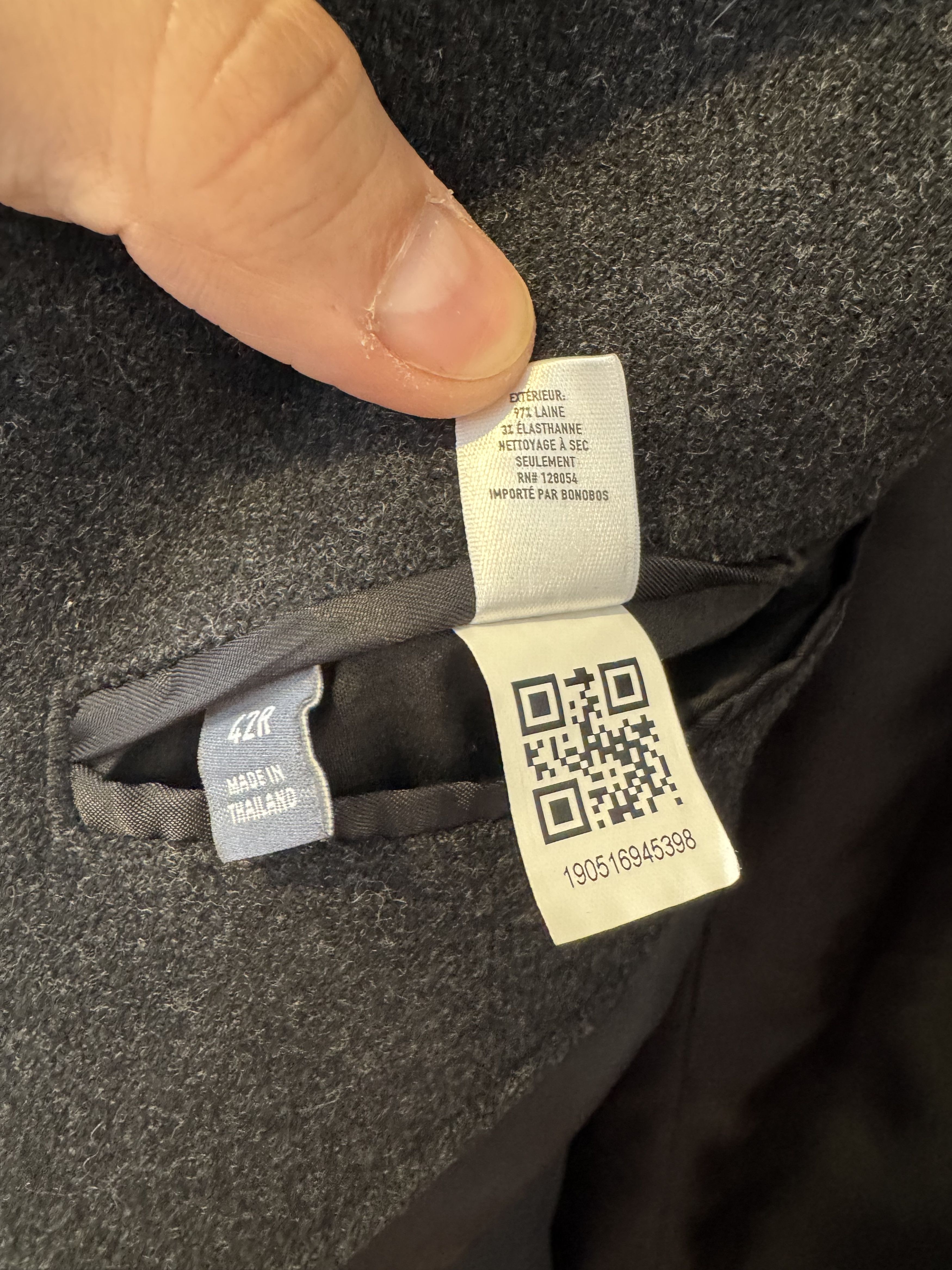 Bonobos Italian Wool Topcoat Size US L / EU 52-54 / 3 - 6 Thumbnail