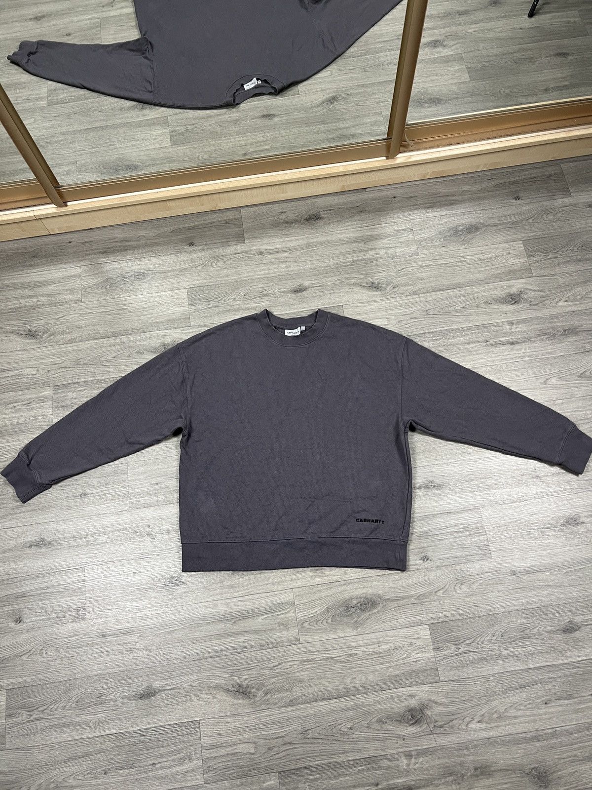 Carhartt Carhartt WIP Link Script Sweat Rhino Black mens size M Size US M / EU 48-50 / 2 - 5 Thumbnail