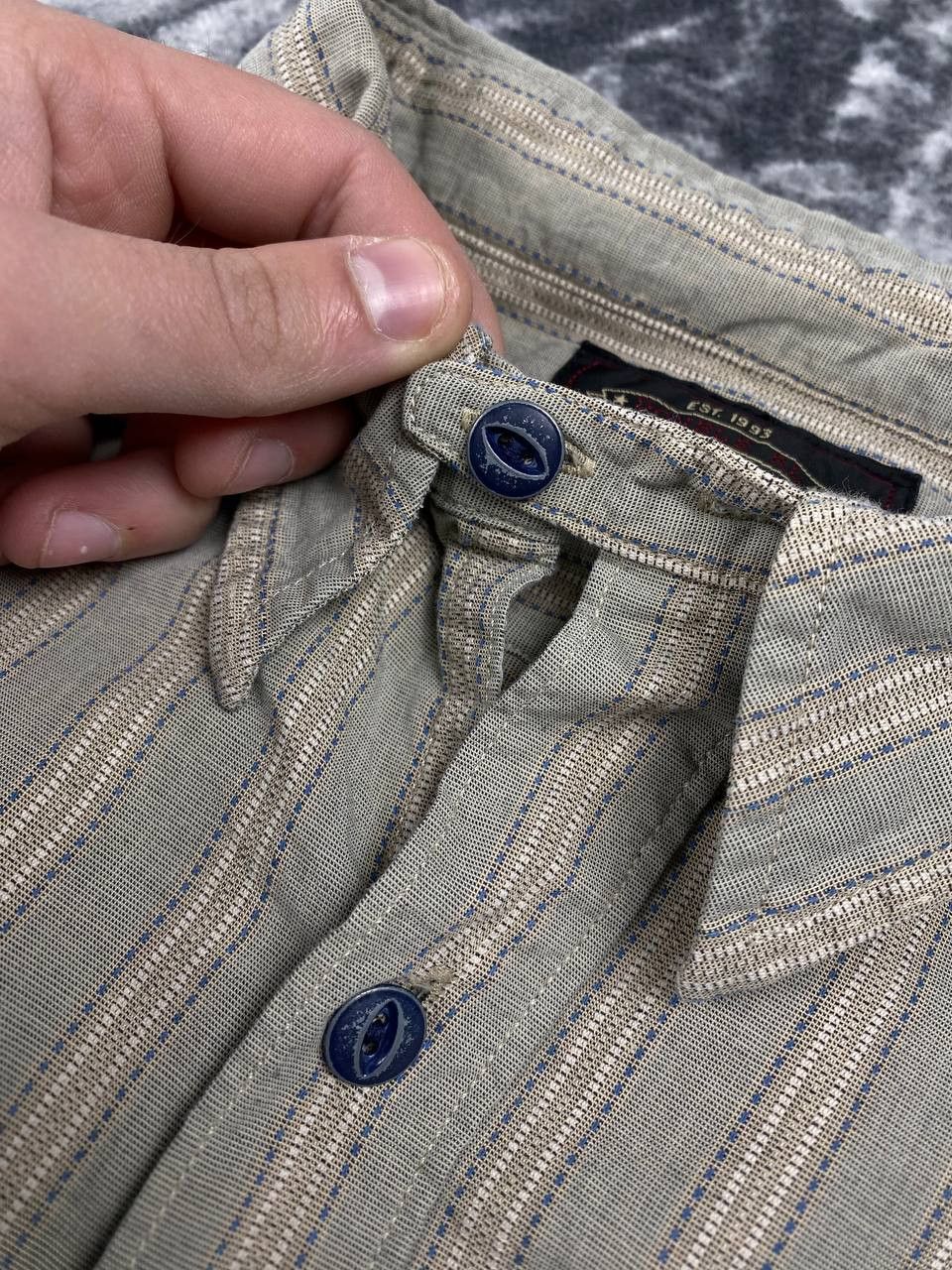 RRL Ralph Lauren Ralph Lauren RRL Shirt Buttons Long Sleeve Men Size M Beige Size US M / EU 48-50 / 2 - 9 Thumbnail