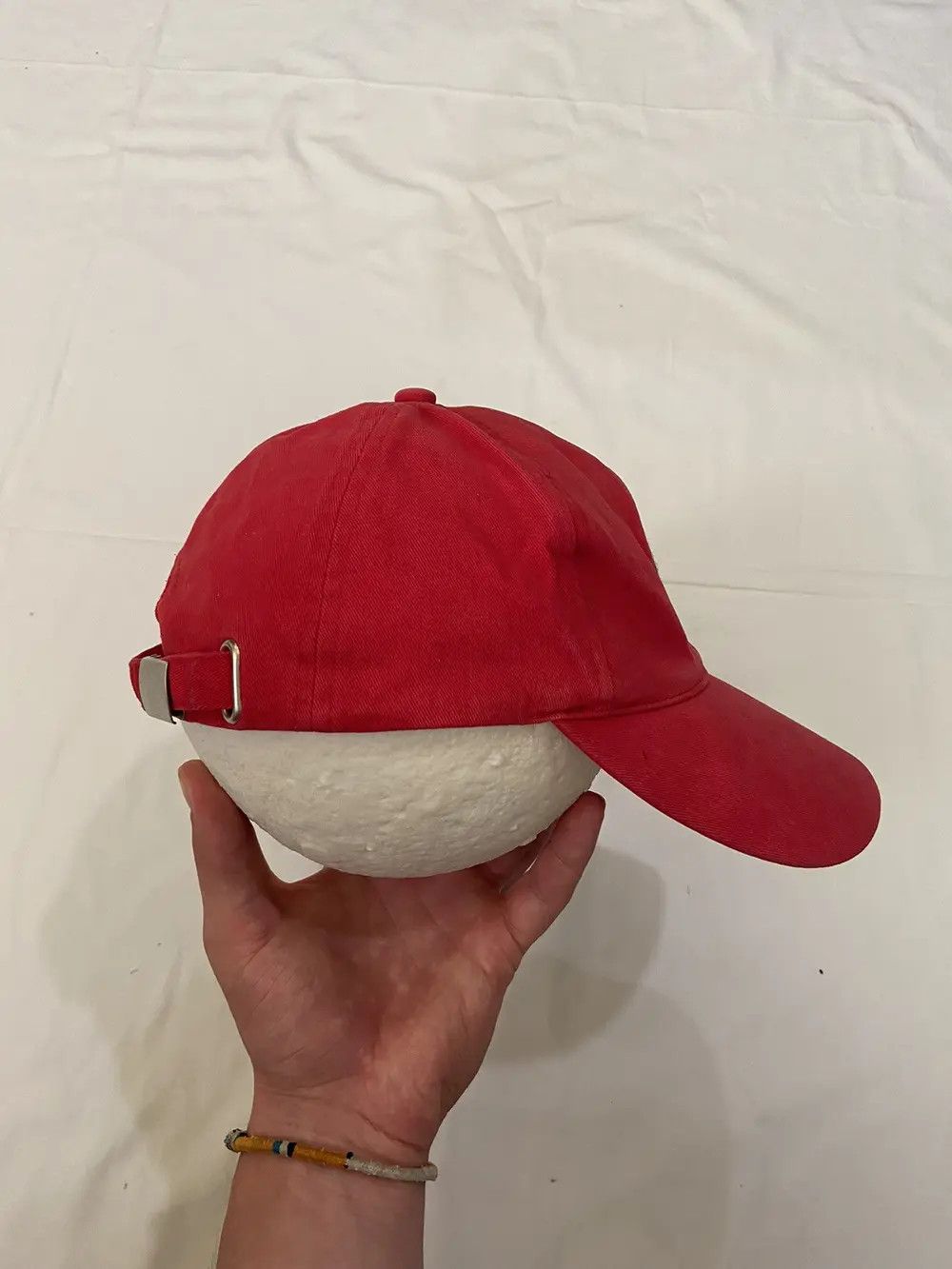 Vintage VINTAGE 90’S FC BAYERN MUNICH SOCCER FADED RED CAP HAT Y2K Size ONE SIZE - 6 Thumbnail