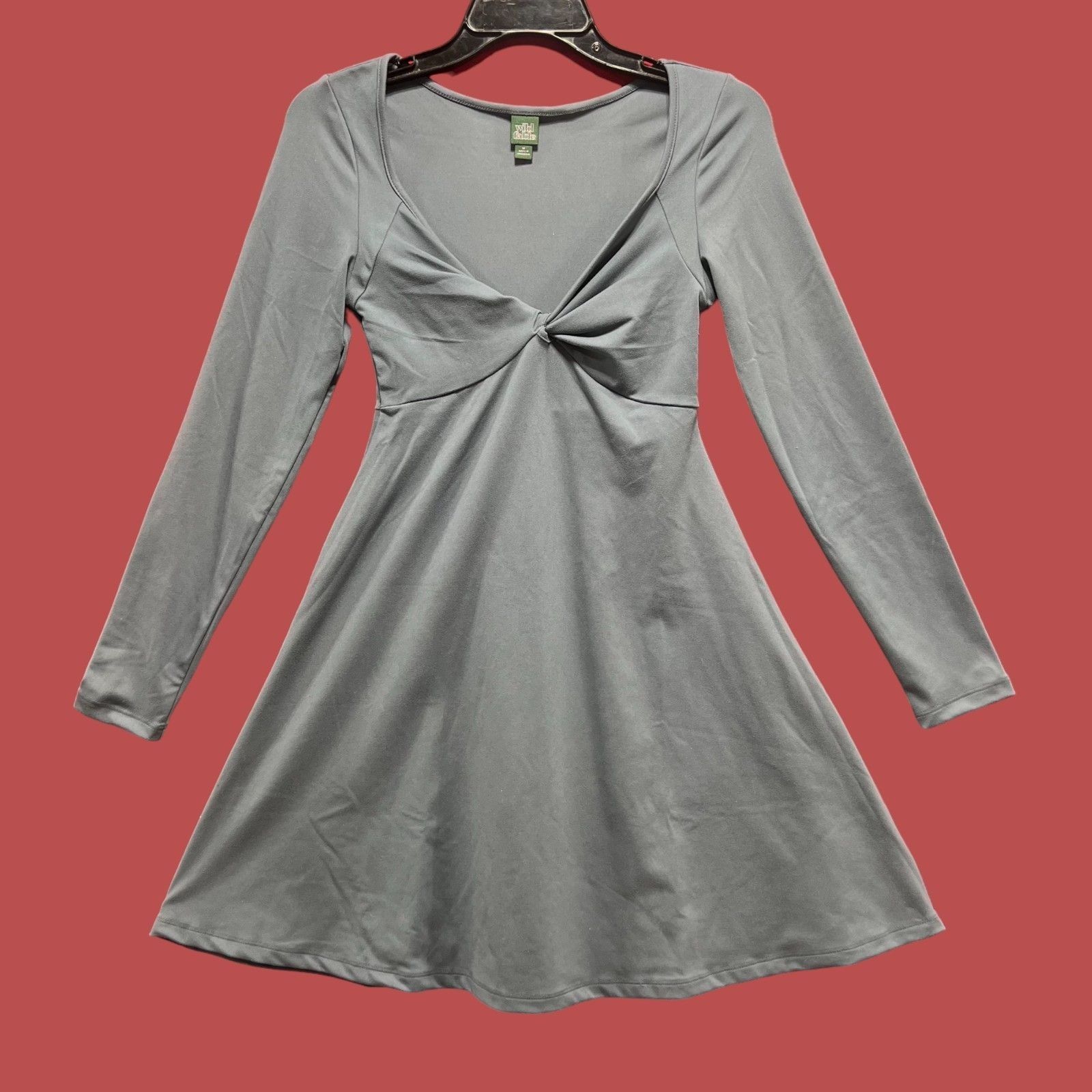 Other Wild Fable - Women's Long Sleeve Twist - Front Mini Knit Ska Size M / US 6-8 / IT 42-44 - 1 Thumbnail