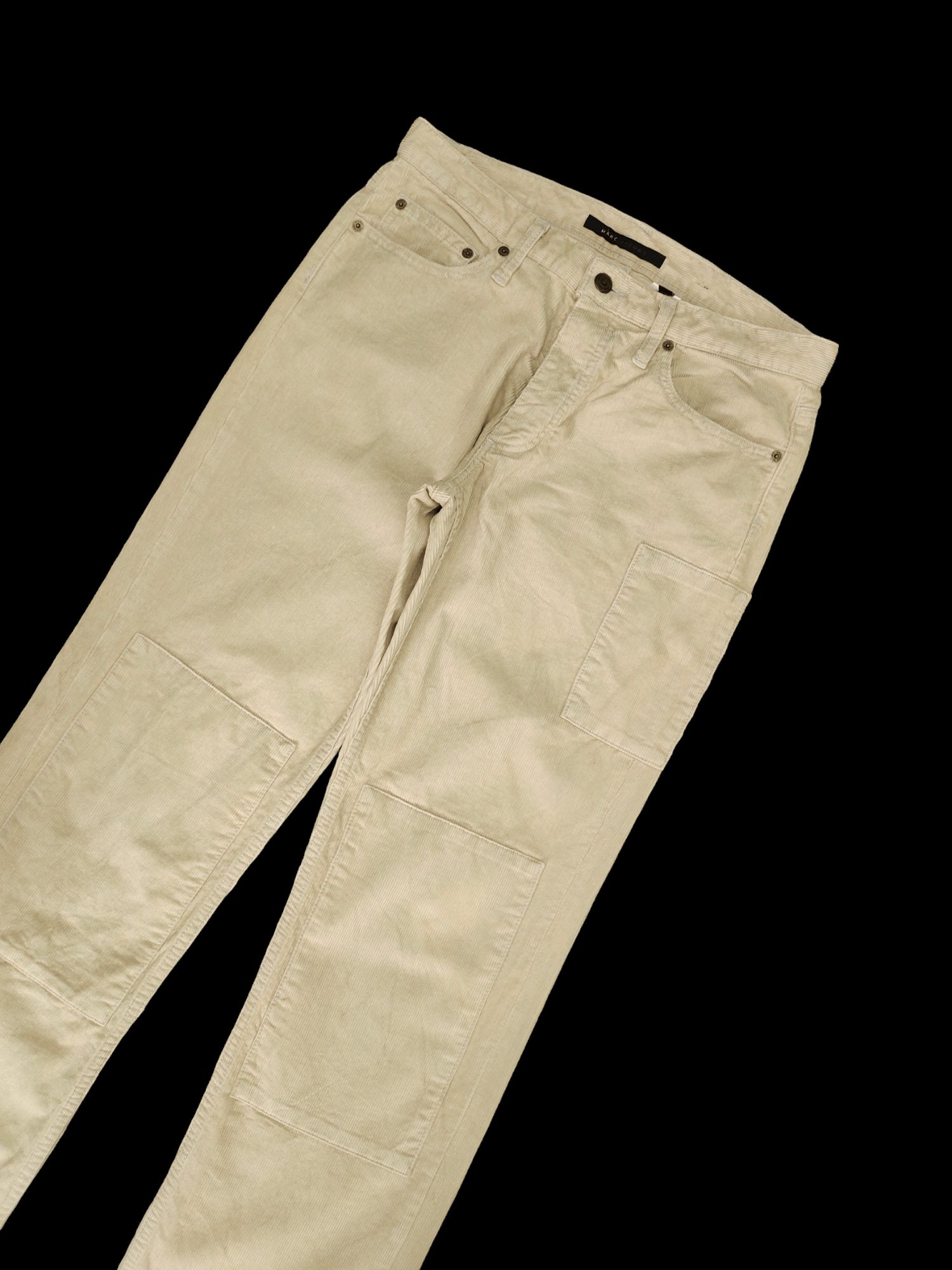 Marc Jacobs 1990s Marc Jacobs Double Knee Patchwork Corduroy Denim Pants Size US 30 / EU 46 - 5 Thumbnail