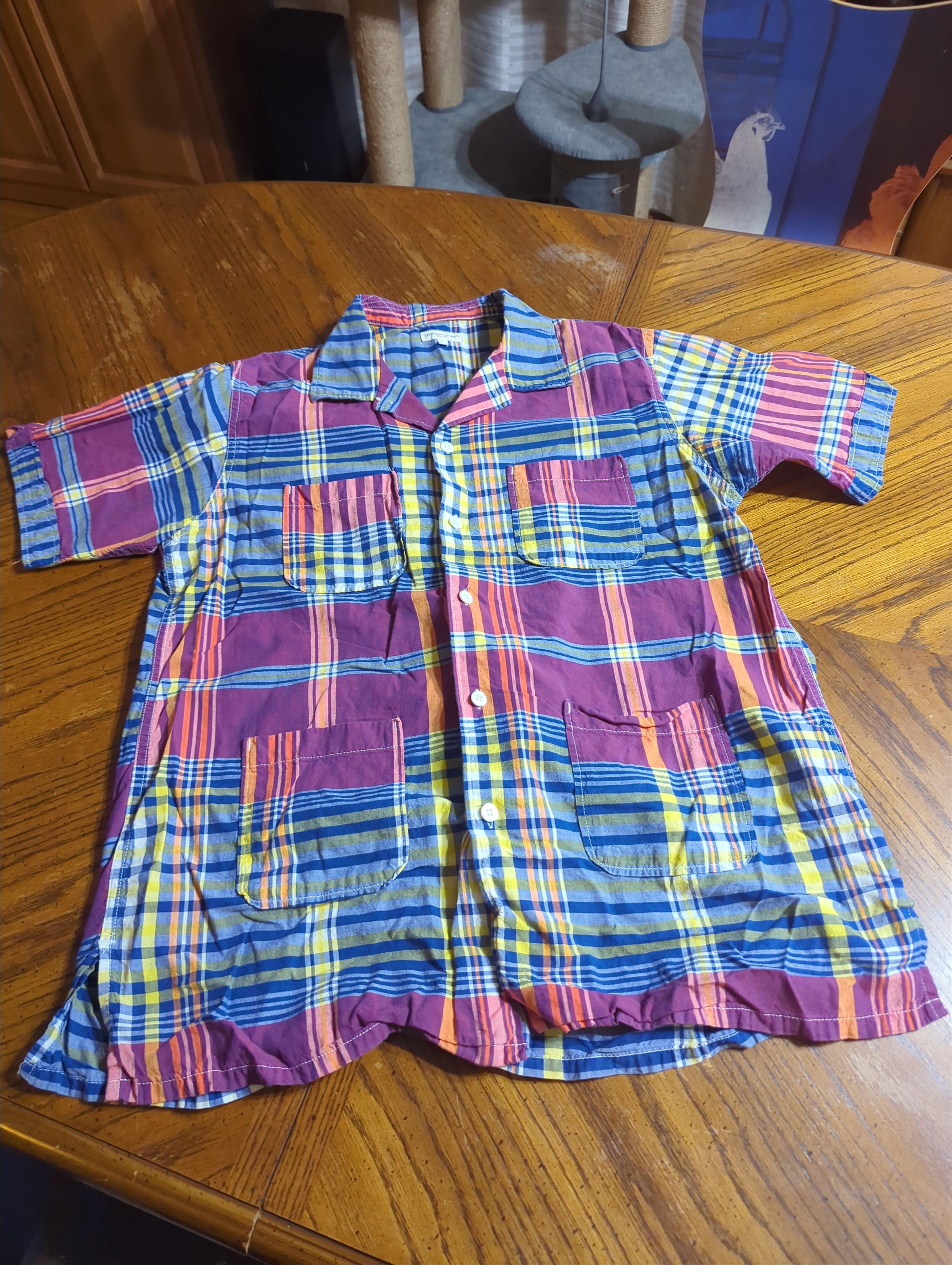 Engineered Garments Camp Shirt L