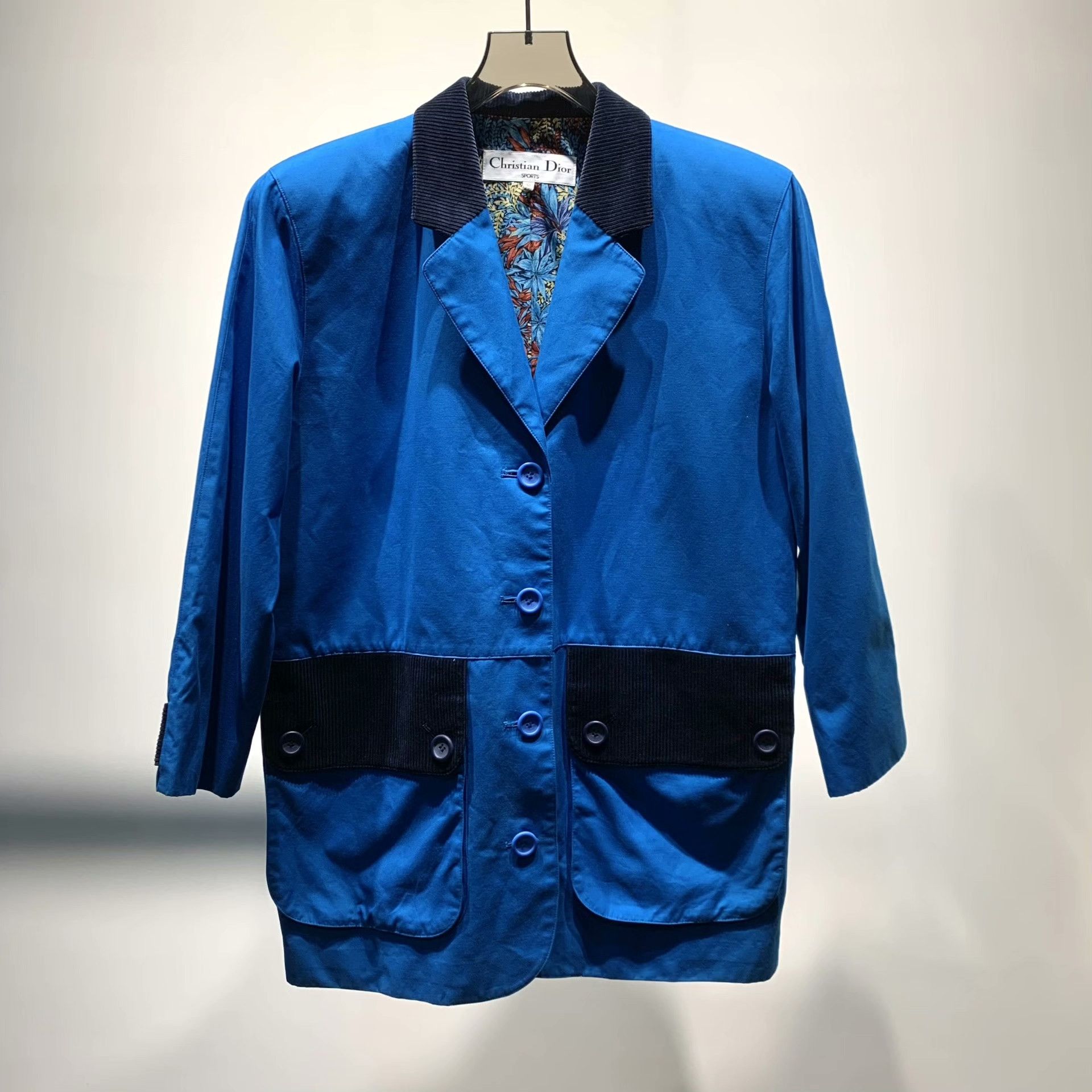 Dior Dior Casual Blue Jacket S Women Size S / US 4 / IT 40 - 1 Thumbnail