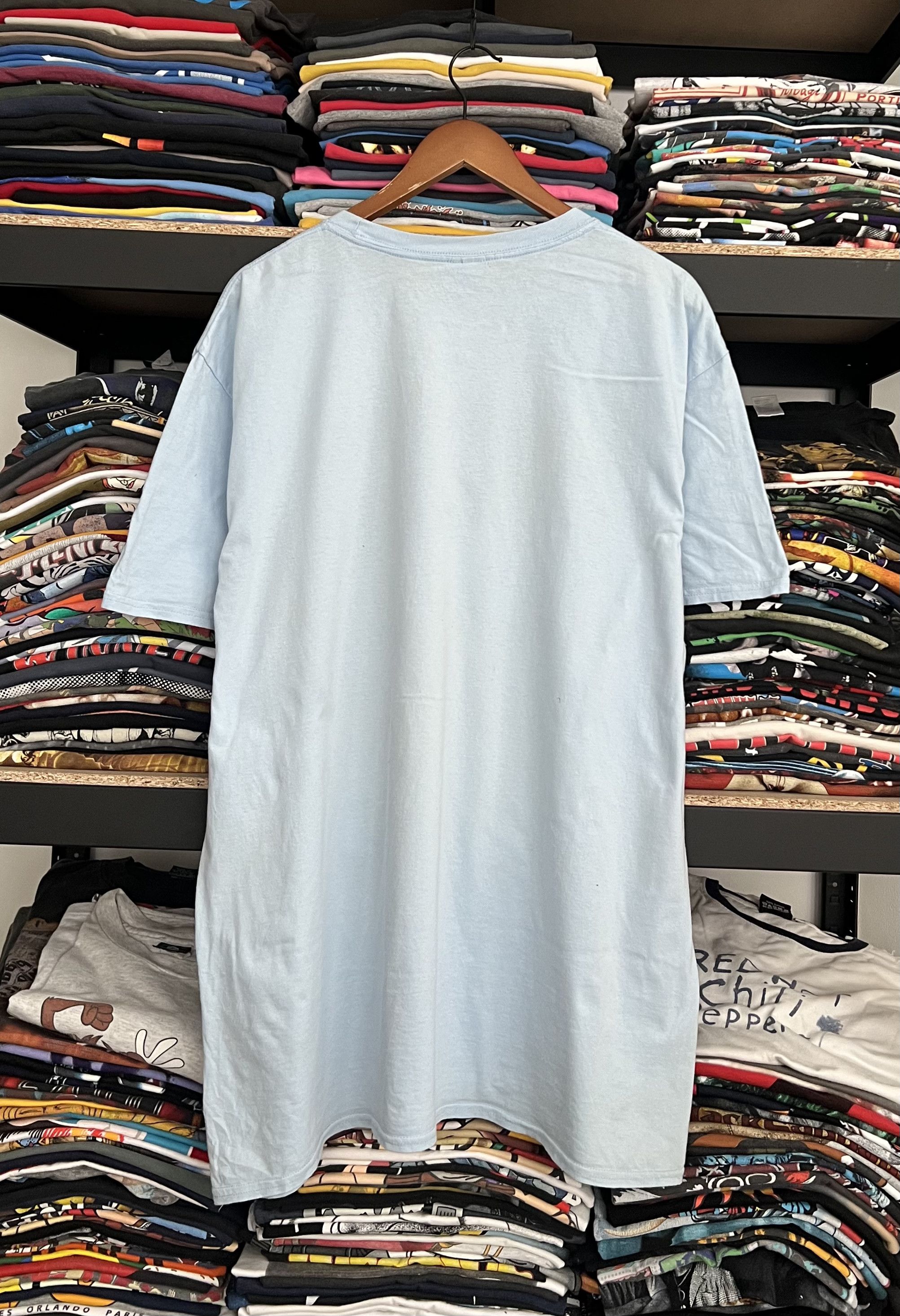Band Tees Vintage 2021 Oasis Britpop Blue T-shirt Size US XL / EU 56 / 4 - 2 Thumbnail