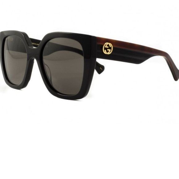 image of New Gucci Gg1300S - 001 Butterfly Sunglasses in Brown, Men's