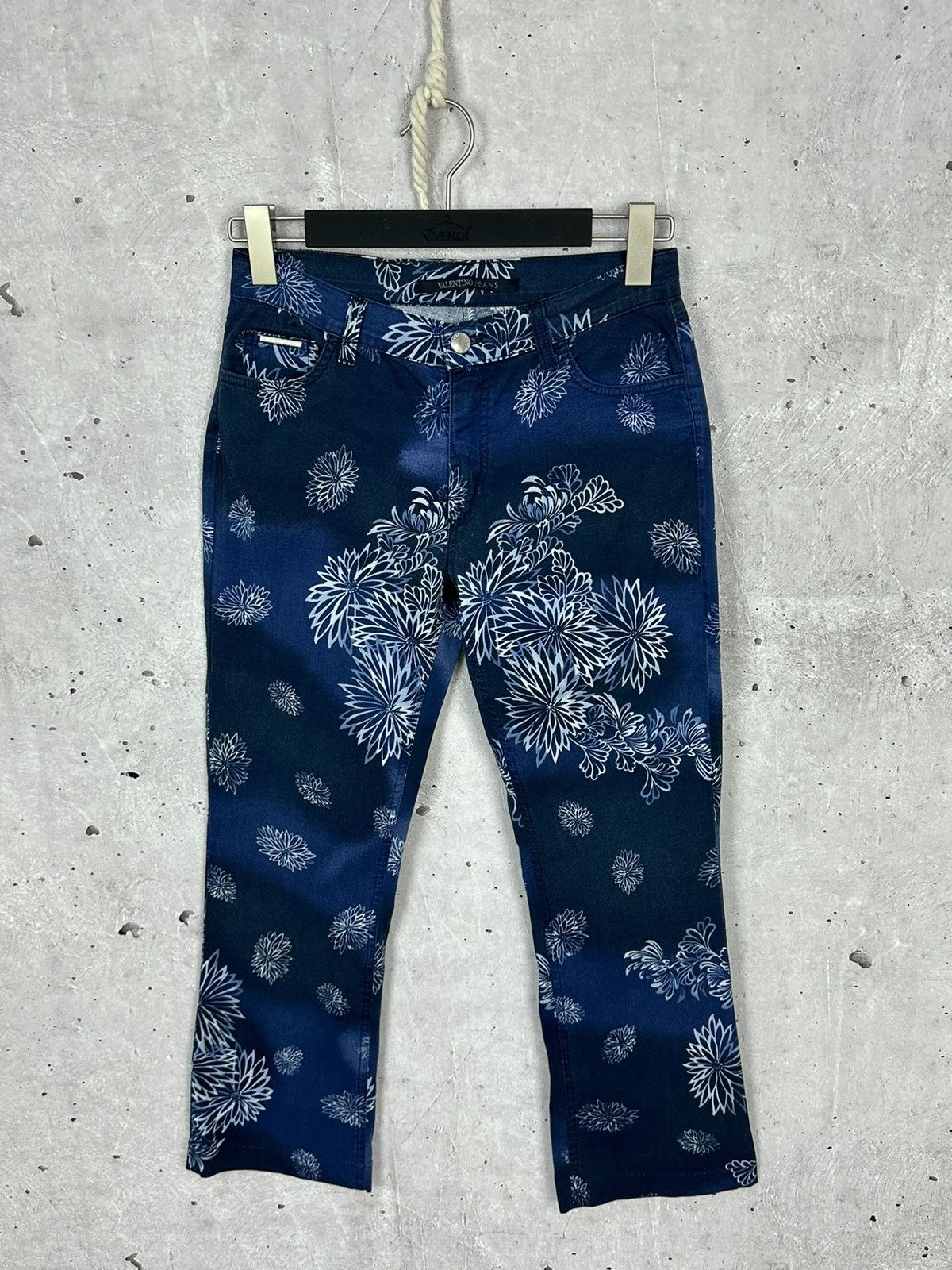 Valentino Valentino Vintage Floral Print Made in Italy Women’s Pants Size 28" / US 6 / IT 42 - 1 Thumbnail