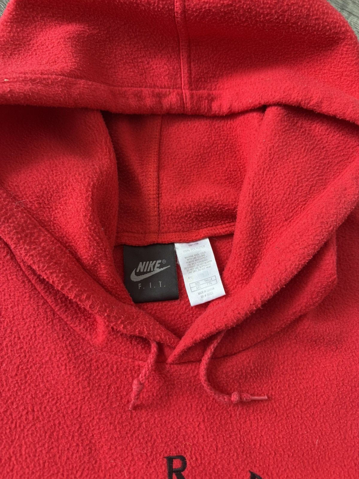 Nike Vintage Nike Supreme Court Fleece Y2K Oversized Pullover Size US XXL / EU 58 / 5 - 5 Thumbnail