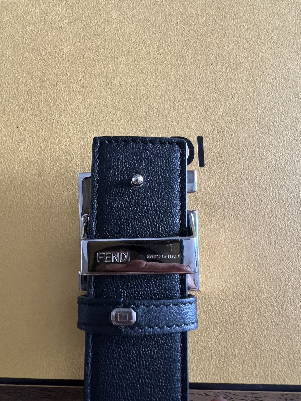 Fendi 🖤 Fendi FF Buckle Belt - Size 46 - Like New with Box Size 46 - 2 Thumbnail