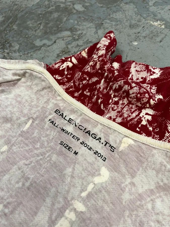 Balenciaga AW2012 Balenciaga Red Tree Sleeveless Turtleneck Size M / US 6-8 / IT 42-44 - 5 Thumbnail