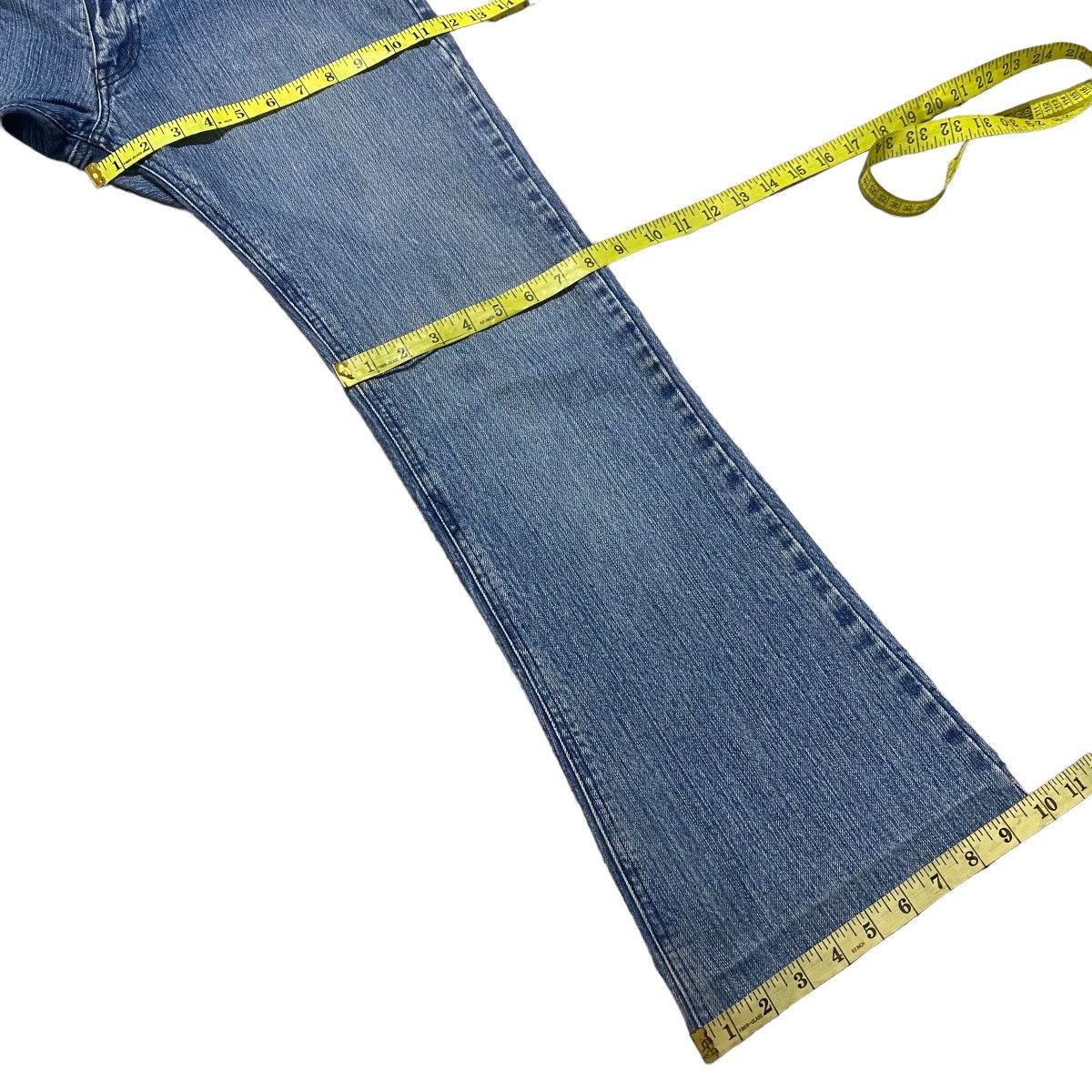 If Six Was Nine RUPERT THE DIFFERENCE Denim Flare Jeans Snake Patch Size US 32 / EU 48 - 22 Thumbnail
