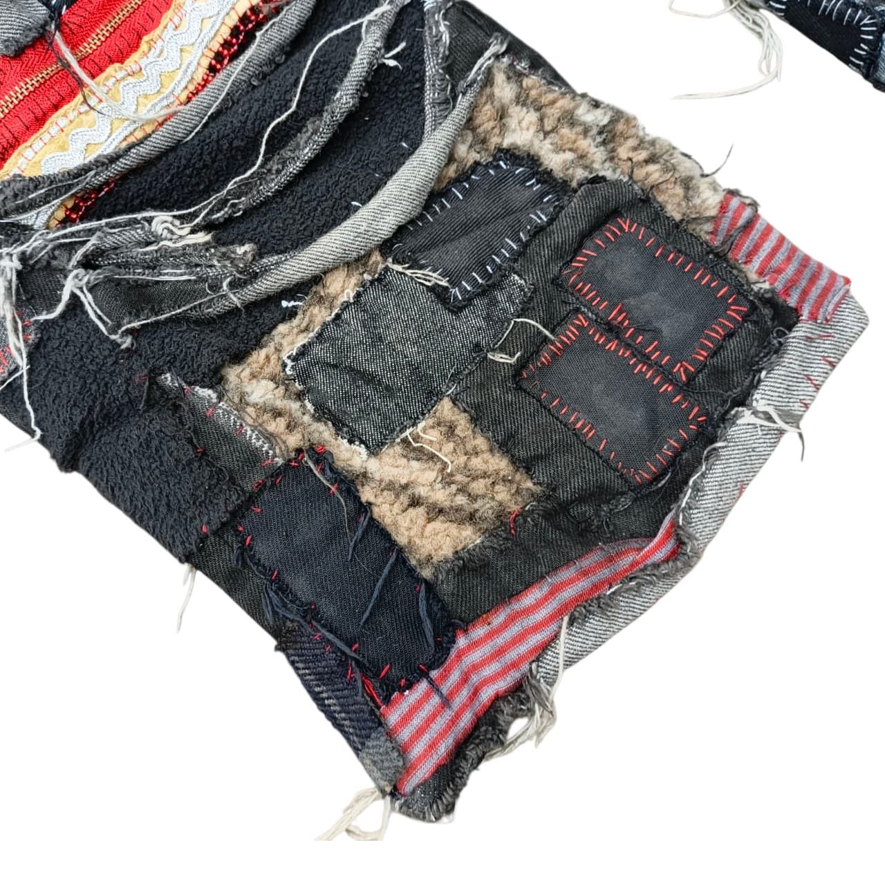 Levi's Levis 501 x Dog Milano Paris Designer Distressed Patch Size US 31 - 10 Thumbnail