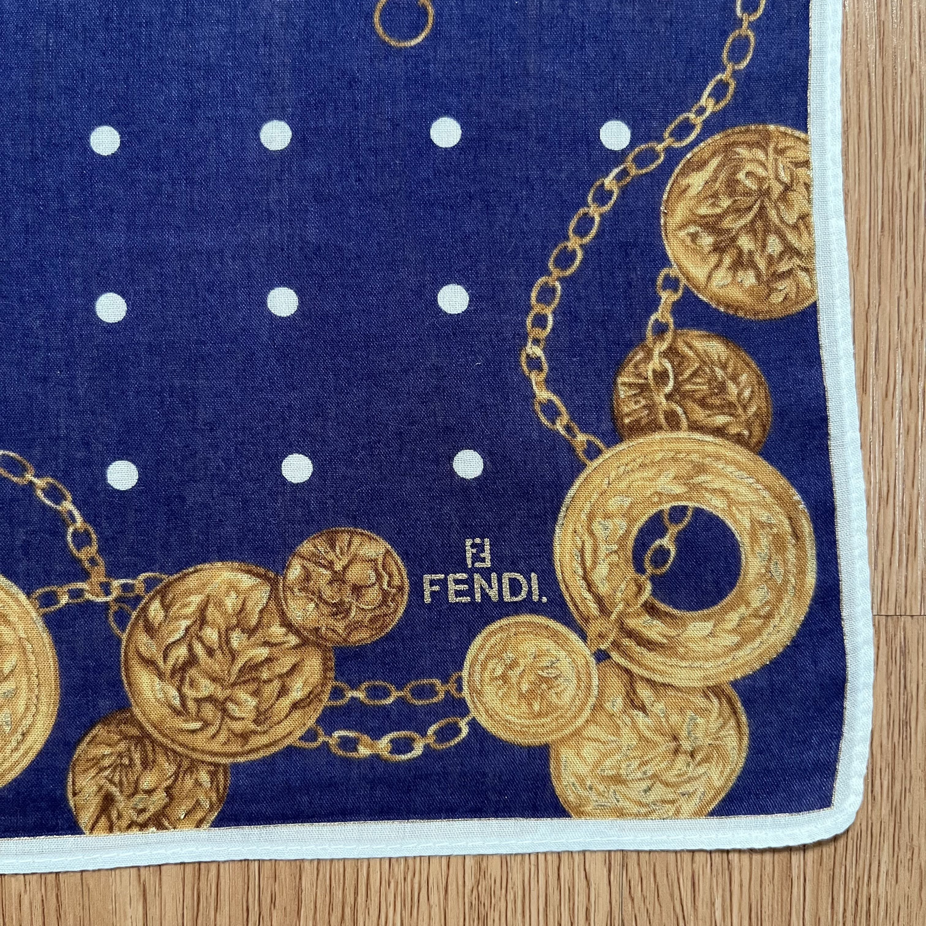 Fendi Vintage Fendi Handkerchief Size ONE SIZE - 2 Thumbnail