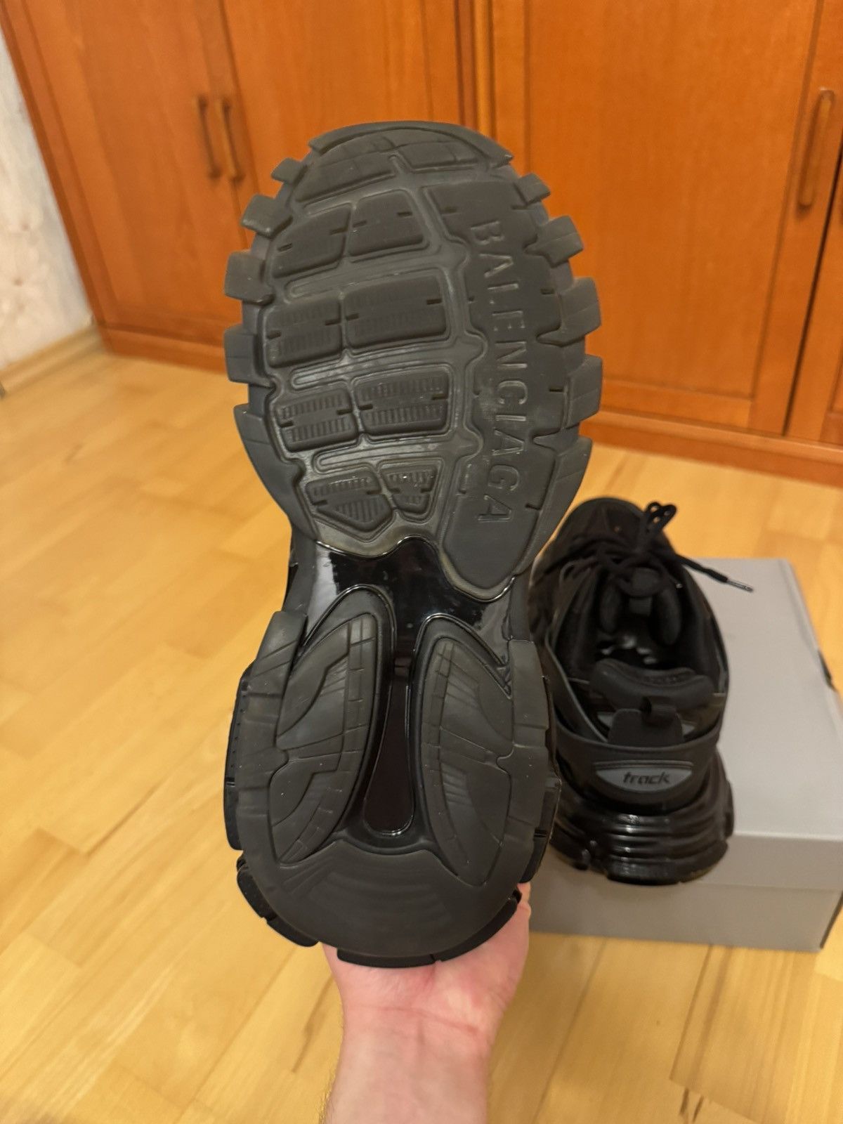 Balenciaga Balenciaga Track Clearsole Triple Black Size US 13 / EU 46 - 10 Thumbnail